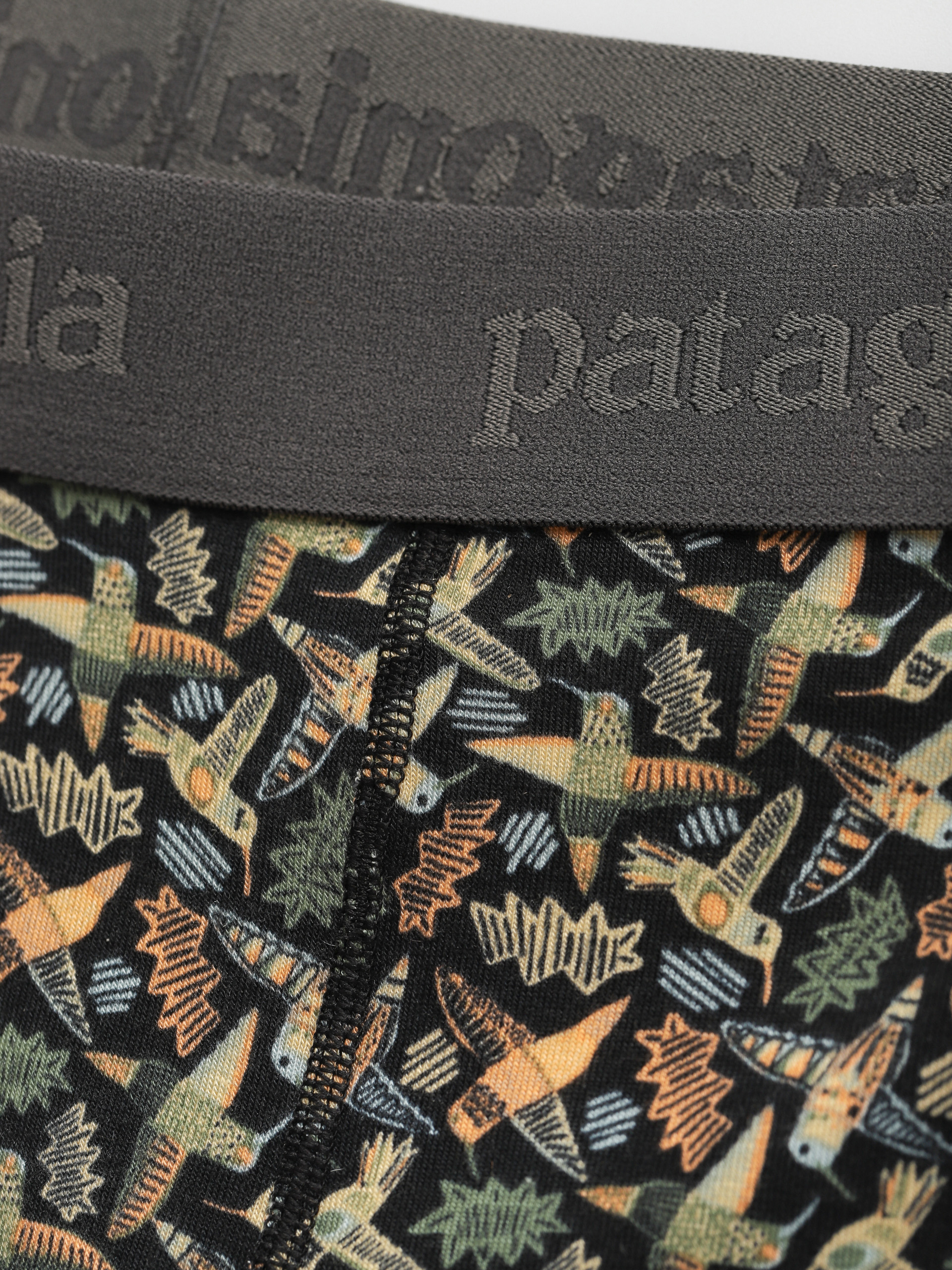 Bokserki Patagonia Essential Boxer Briefs 3in (allens party ink black)