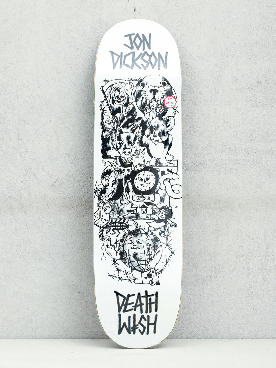 Deck Deathwish Jd Ascending (white/black)