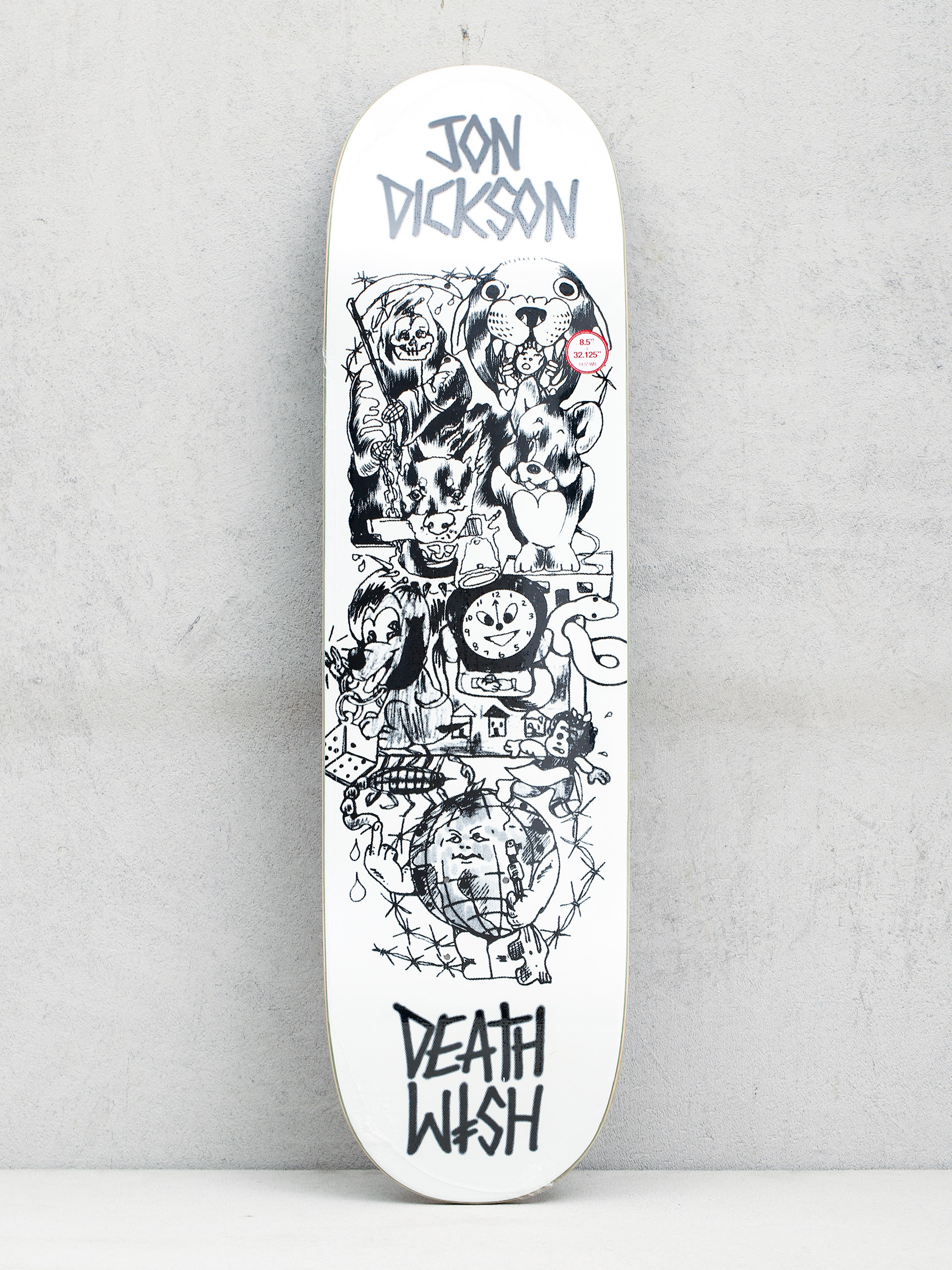 Deck Deathwish Jd Ascending (white/black)