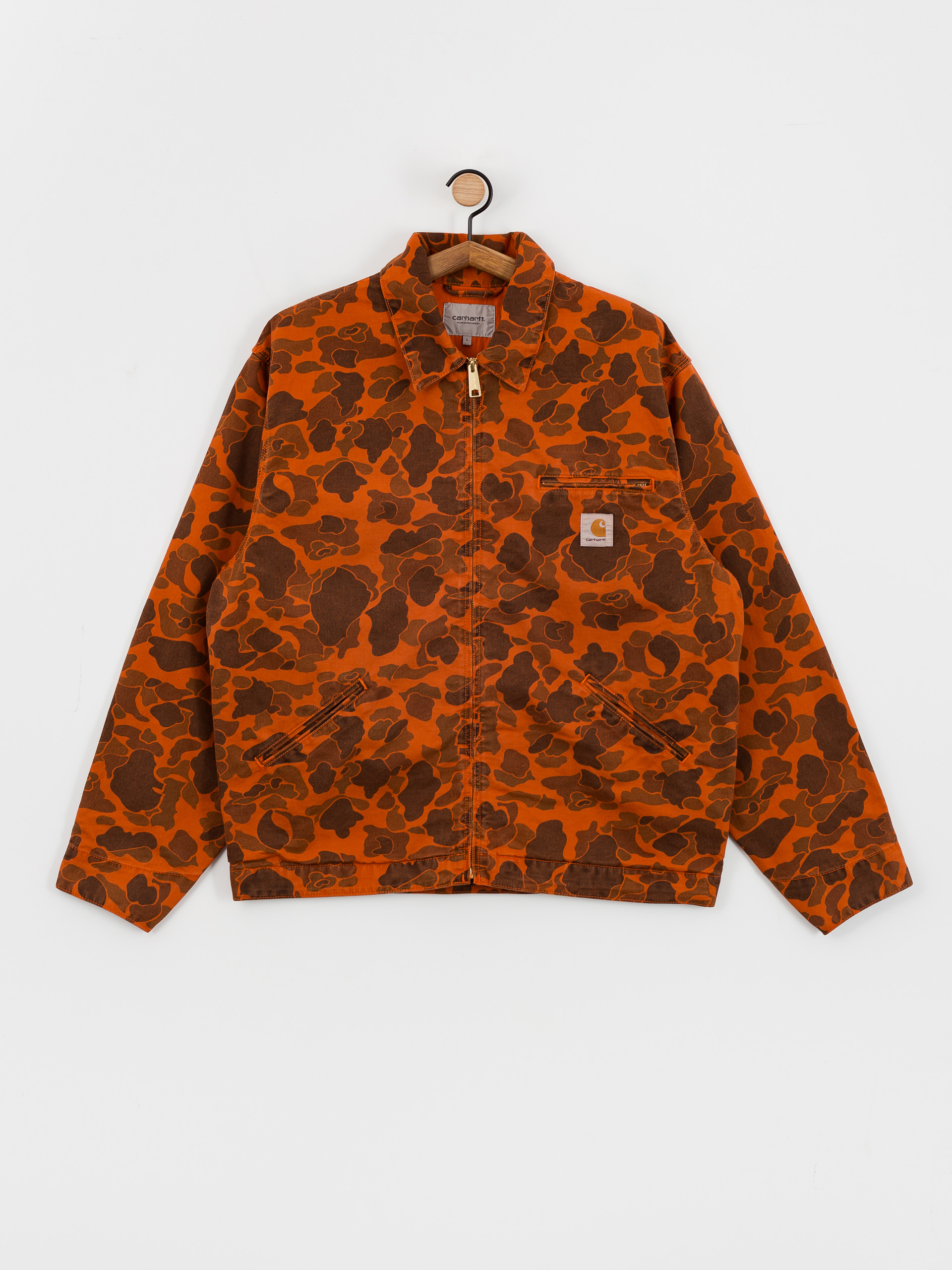 Kurtka Carhartt WIP Duck Detroit (camo duck/green/turmeric)