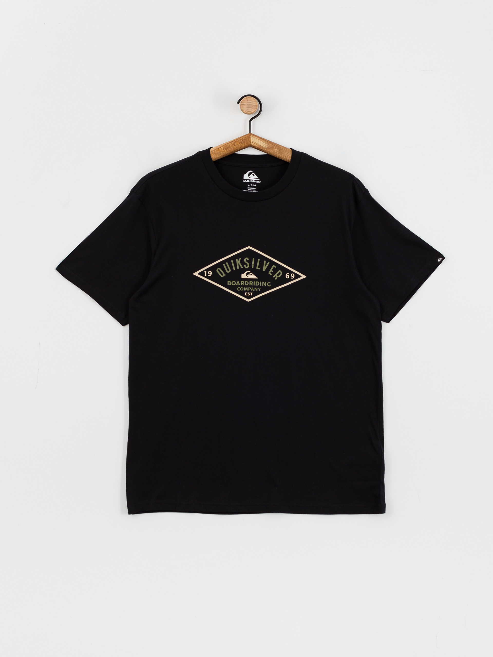 T-shirt Quiksilver Qs Diamond Logo (black)