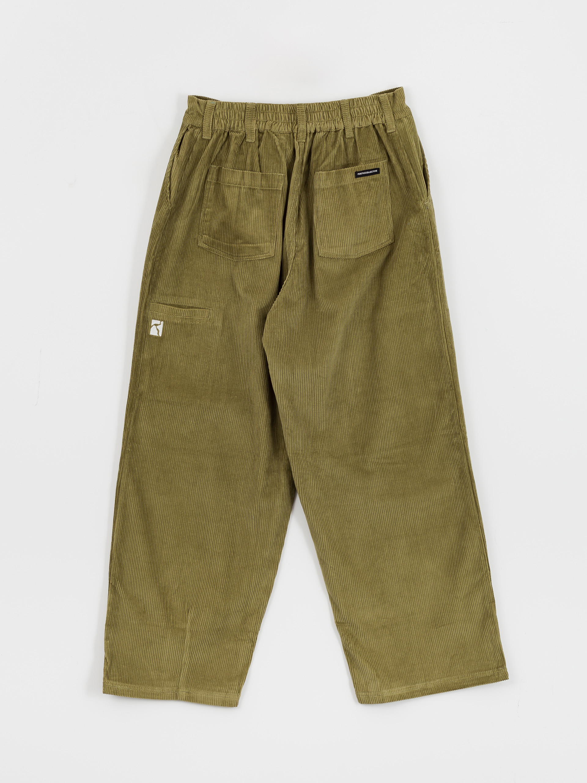Spodnie Poetic Collective Ballon (olive green corduroy)