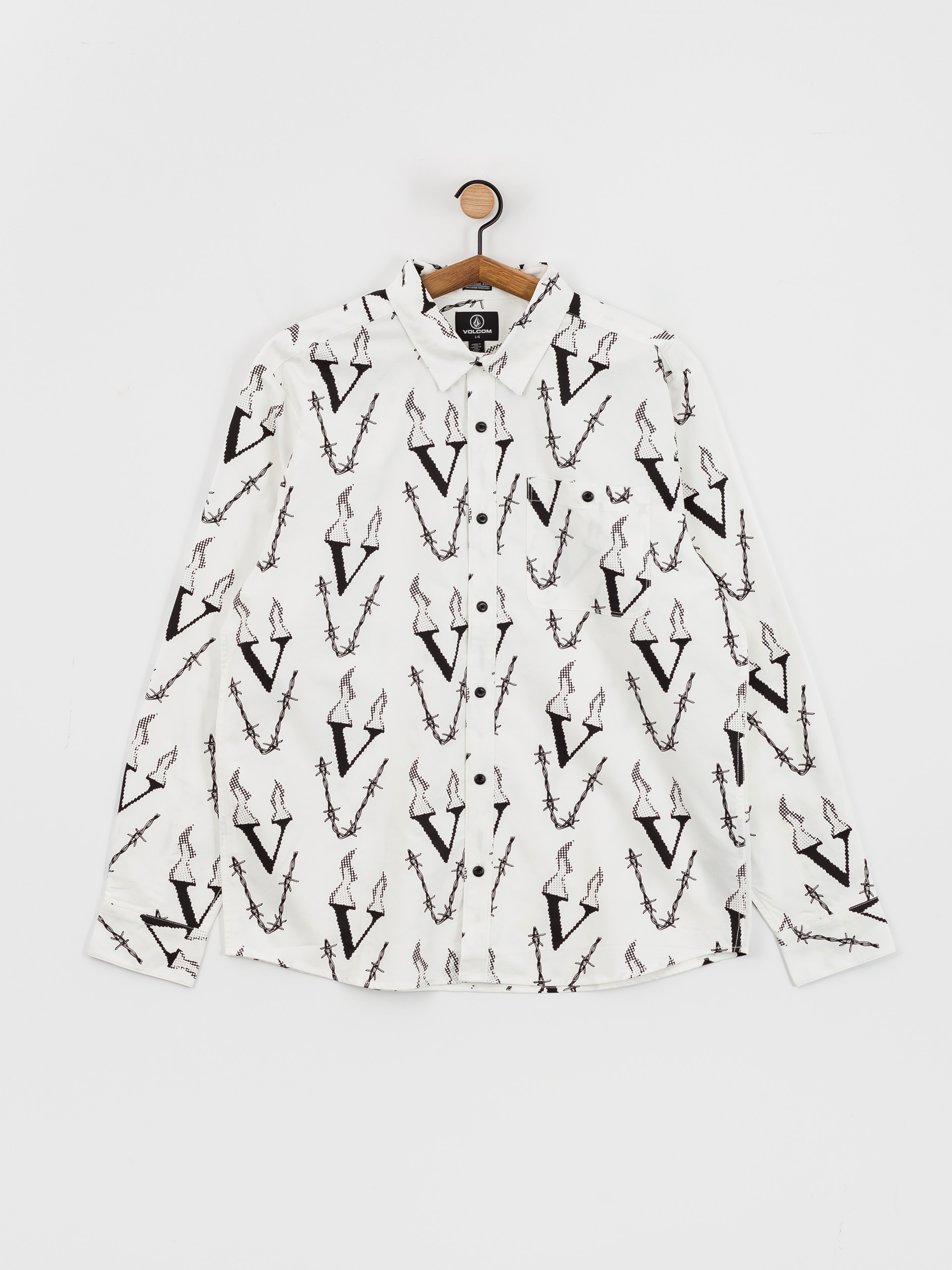 Koszula Volcom Fergadelic Woven Ls (white)