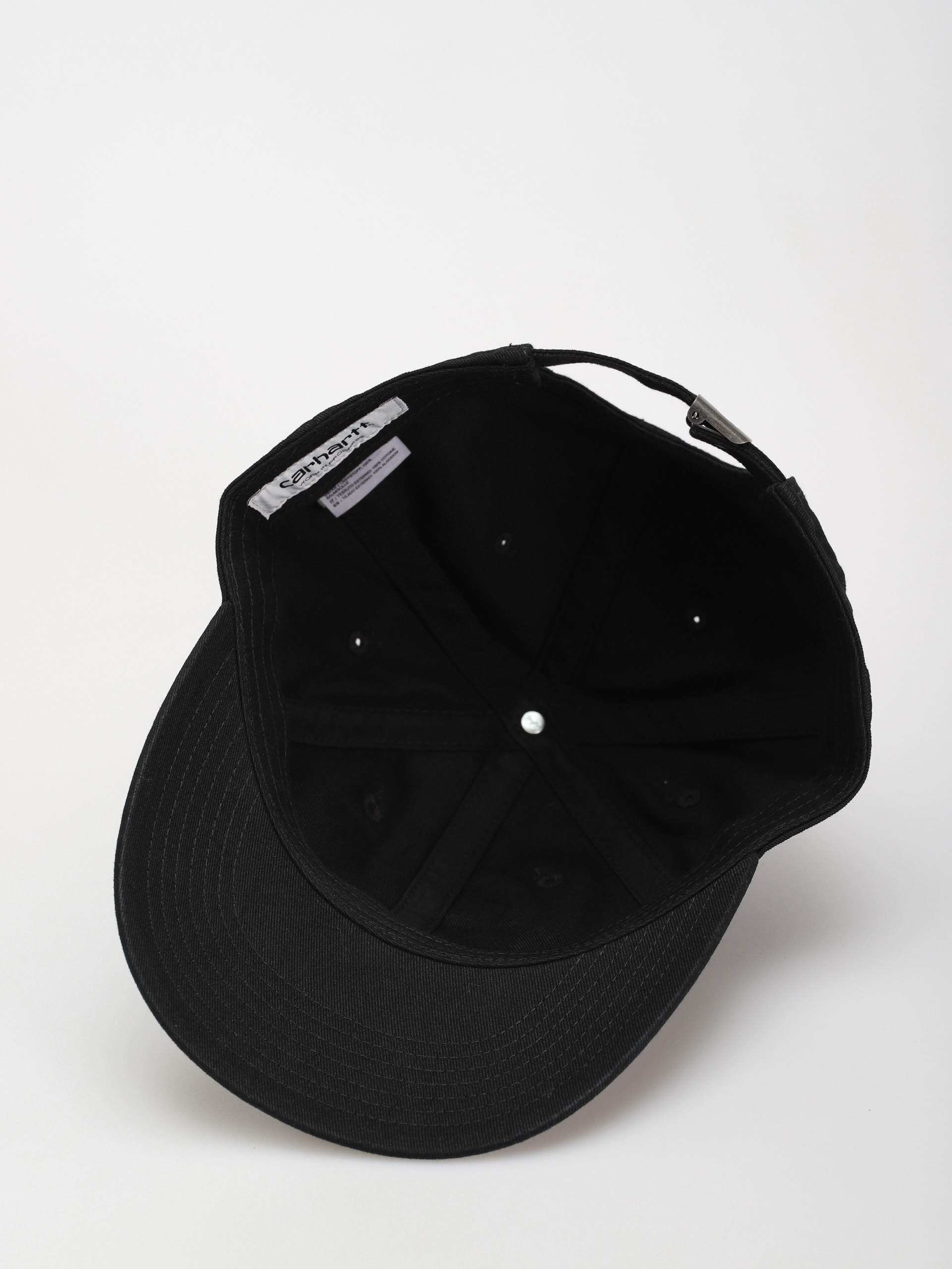 Czapka z daszkiem Carhartt WIP Basics (black/white)