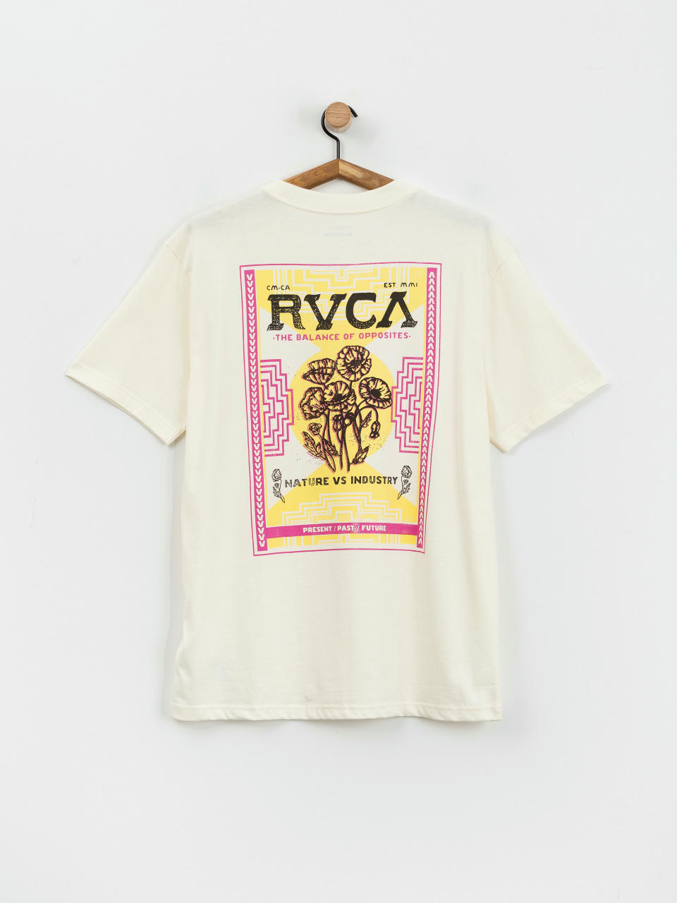 T-shirt RVCA Poppies (antique white)