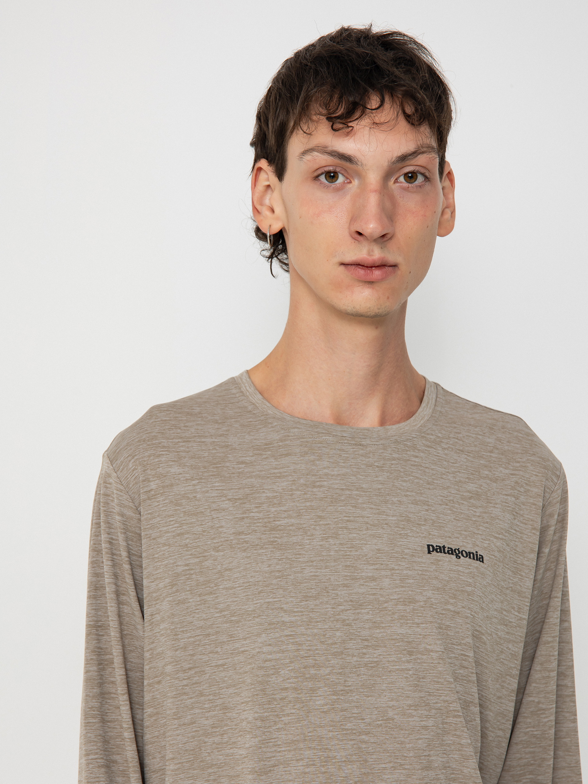 Longsleeve Patagonia Cap Cool Daily Graphic Waters (fitz roy trout seabird grey x dye)