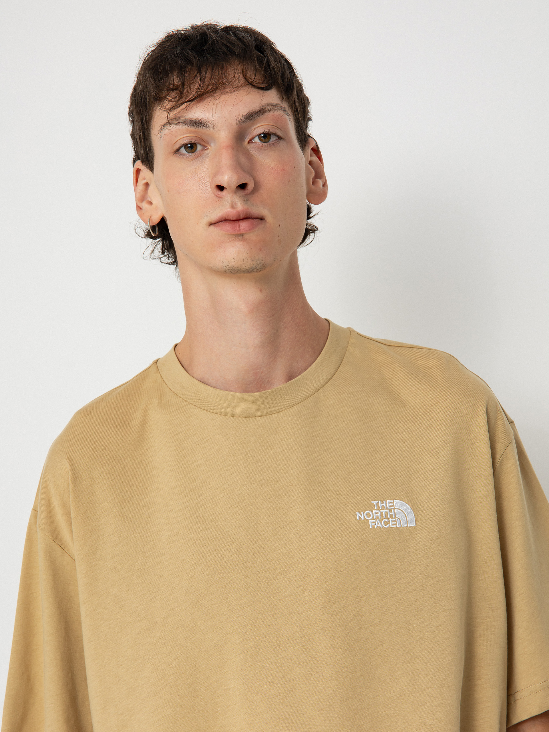 T-shirt The North Face Essential Oversize (khaki stone)