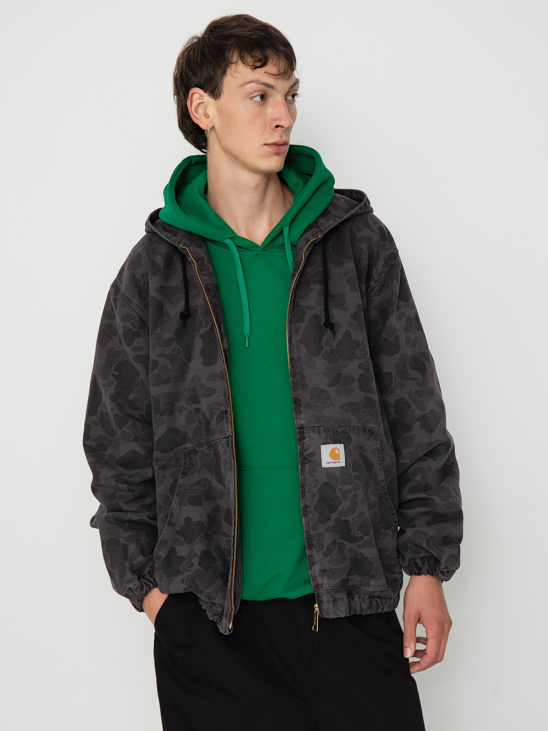 Kurtka Carhartt WIP Duck Active (camo duck/green/graphite)