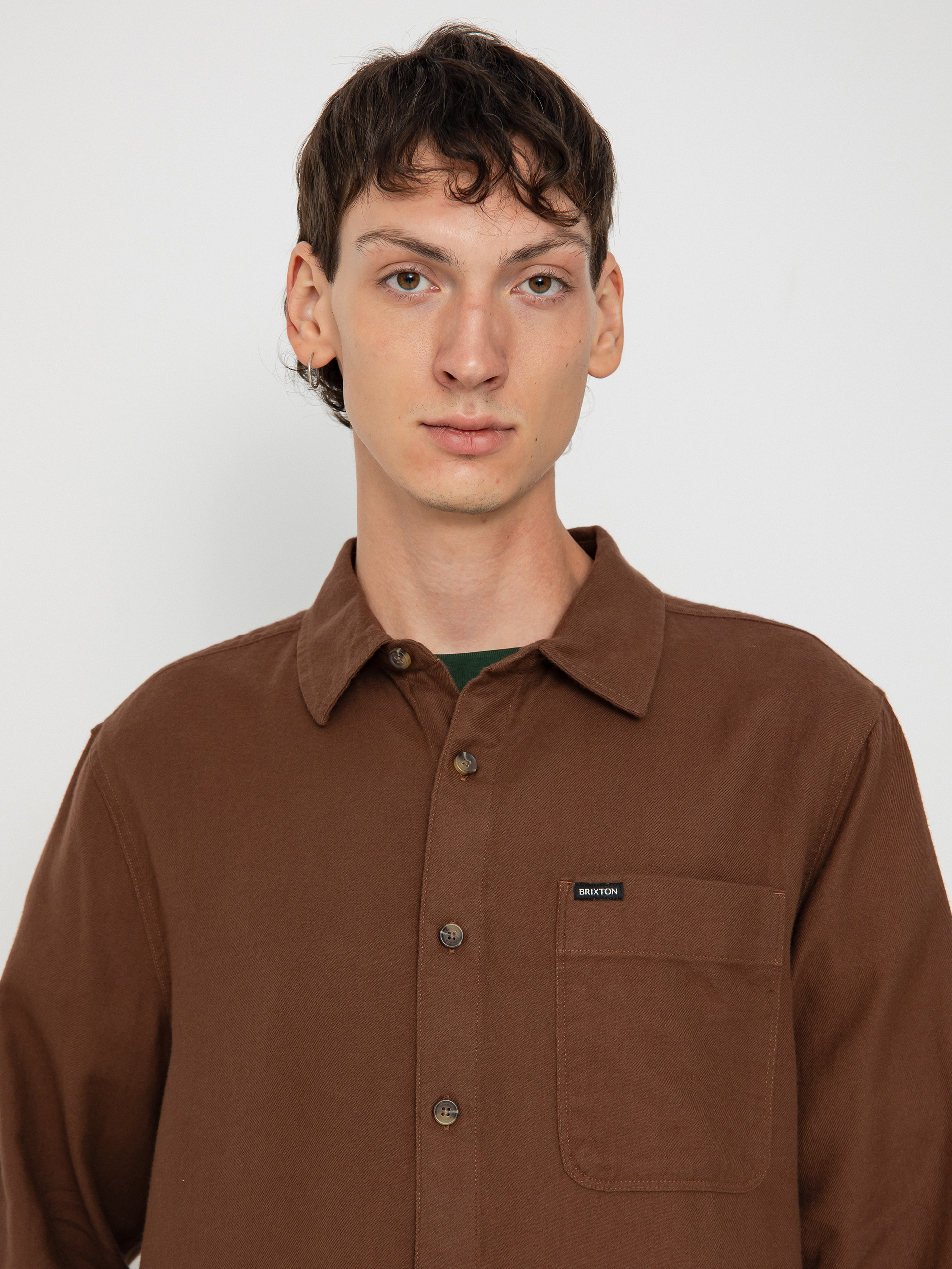Koszula Brixton Hasting Lw Flannel (pinecone brown)