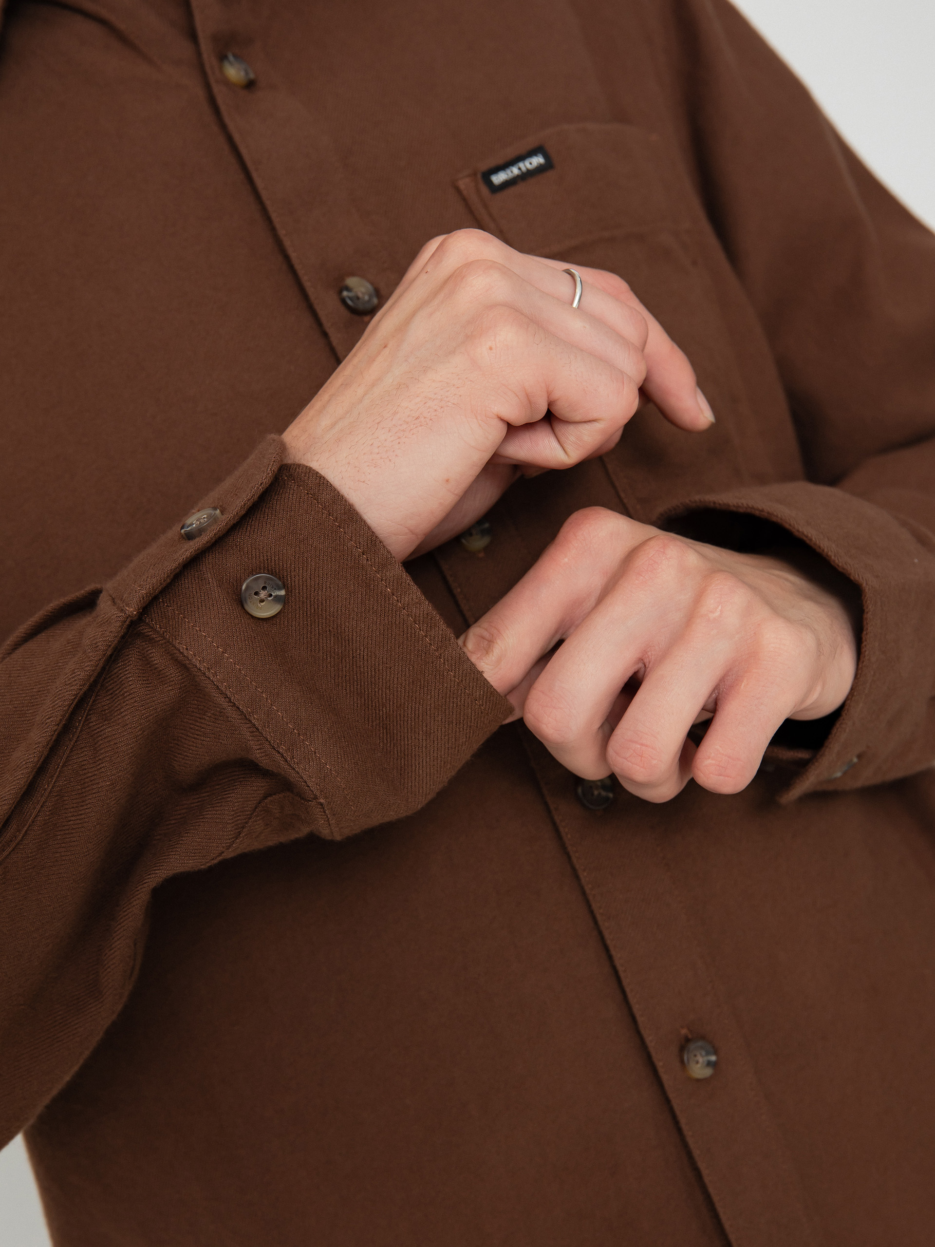 Koszula Brixton Hasting Lw Flannel (pinecone brown)