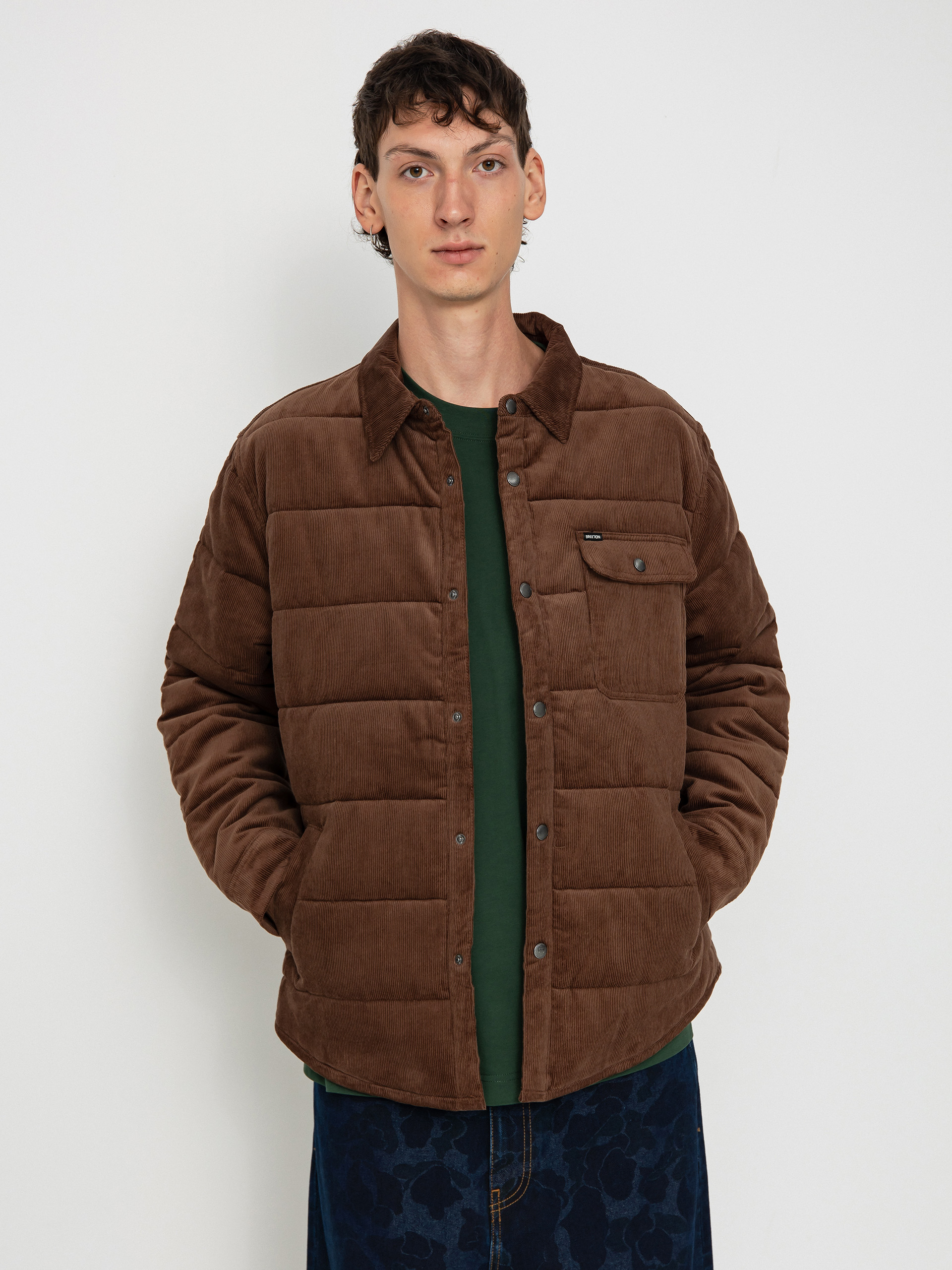 Kurtka Brixton Cass (pinecone brown cord)