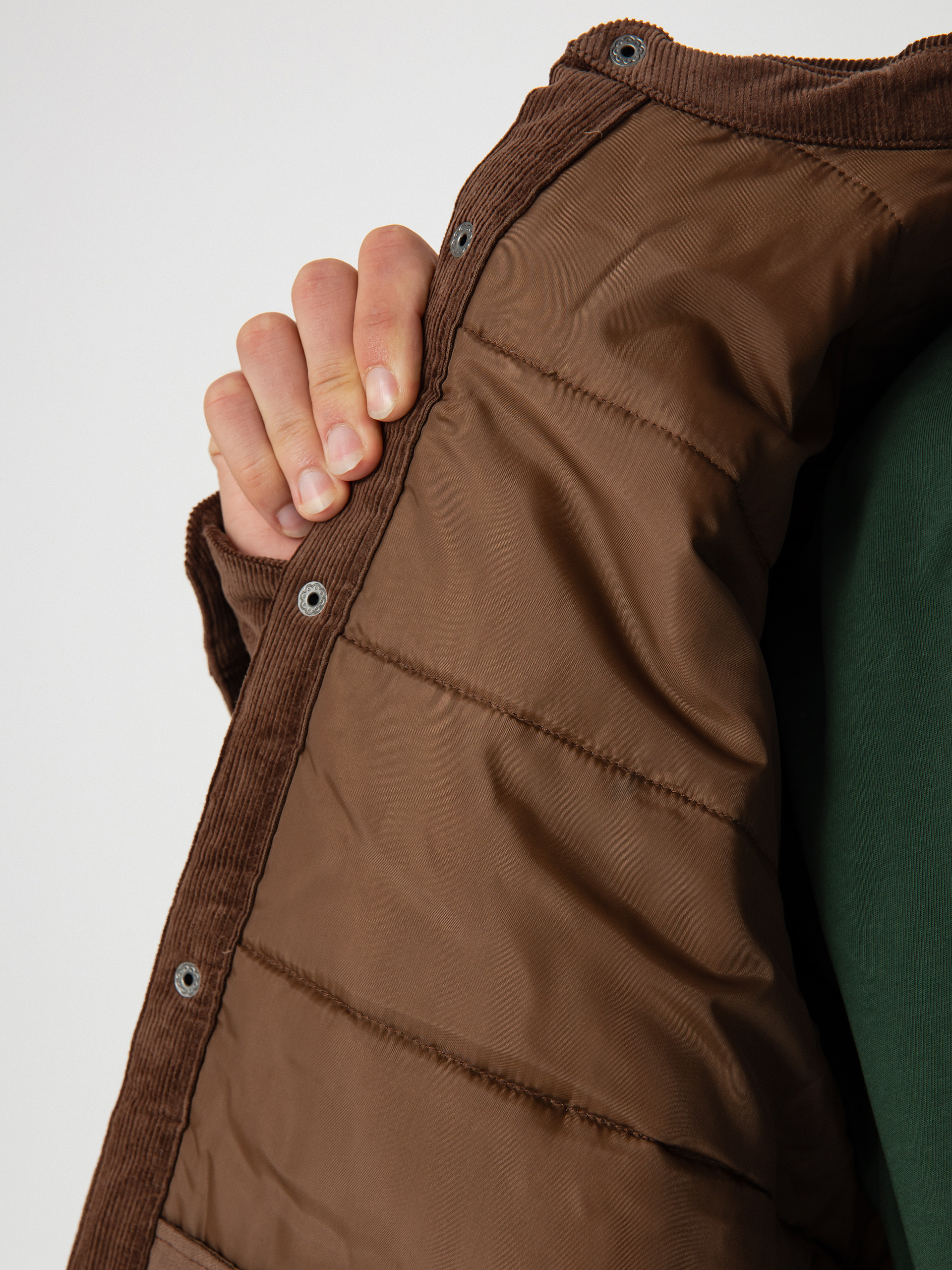 Kurtka Brixton Cass (pinecone brown cord)