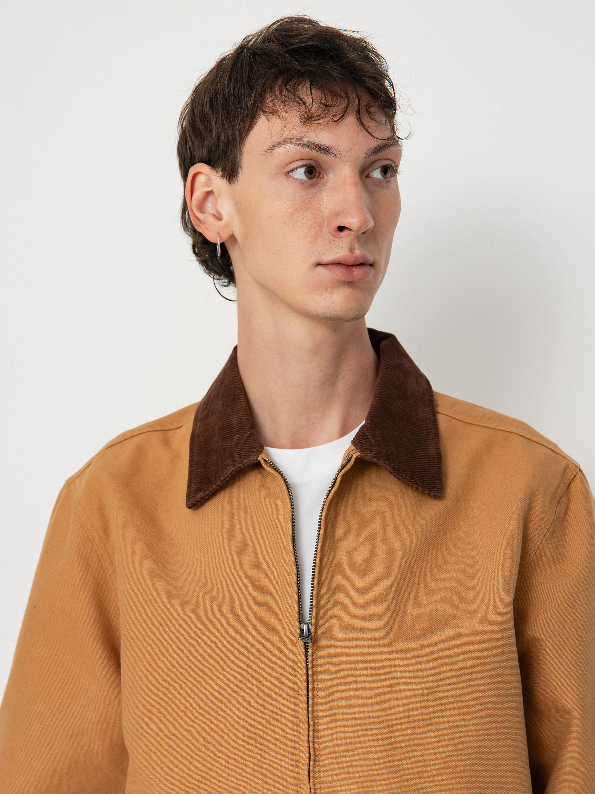 Kurtka Brixton Mechanic Garage Zip (tobacco brown)