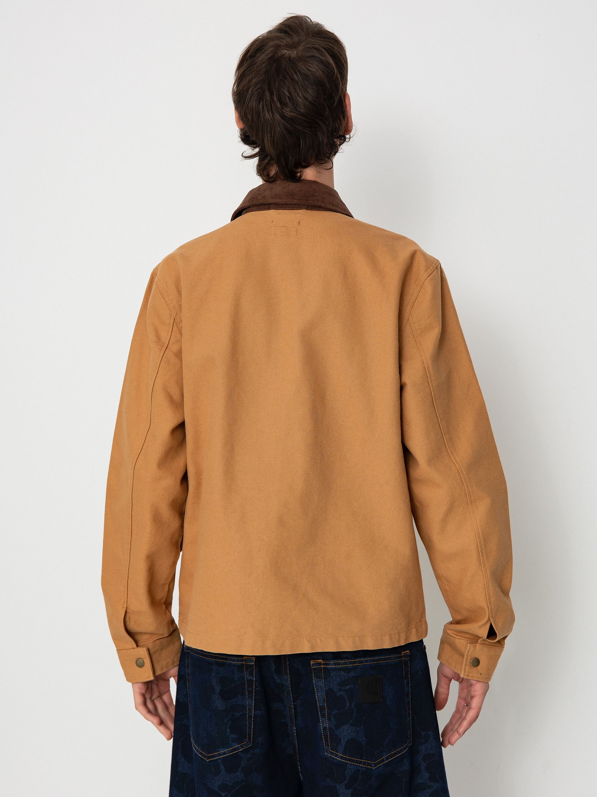 Kurtka Brixton Mechanic Garage Zip (tobacco brown)