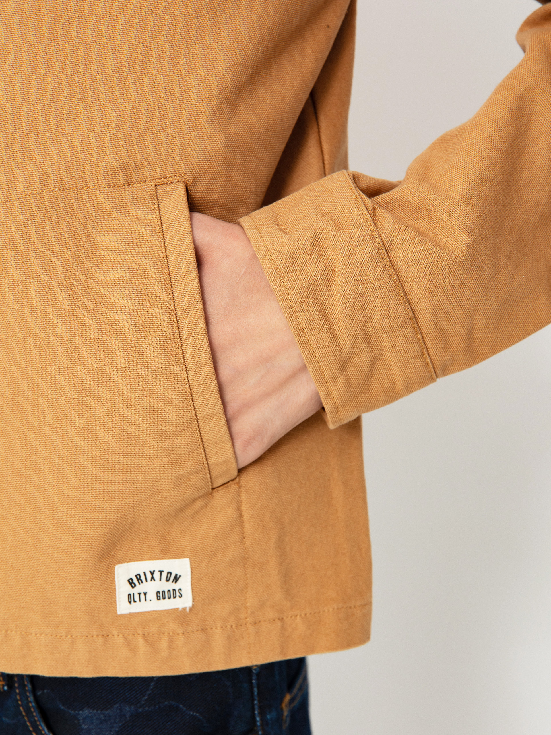 Kurtka Brixton Mechanic Garage Zip (tobacco brown)