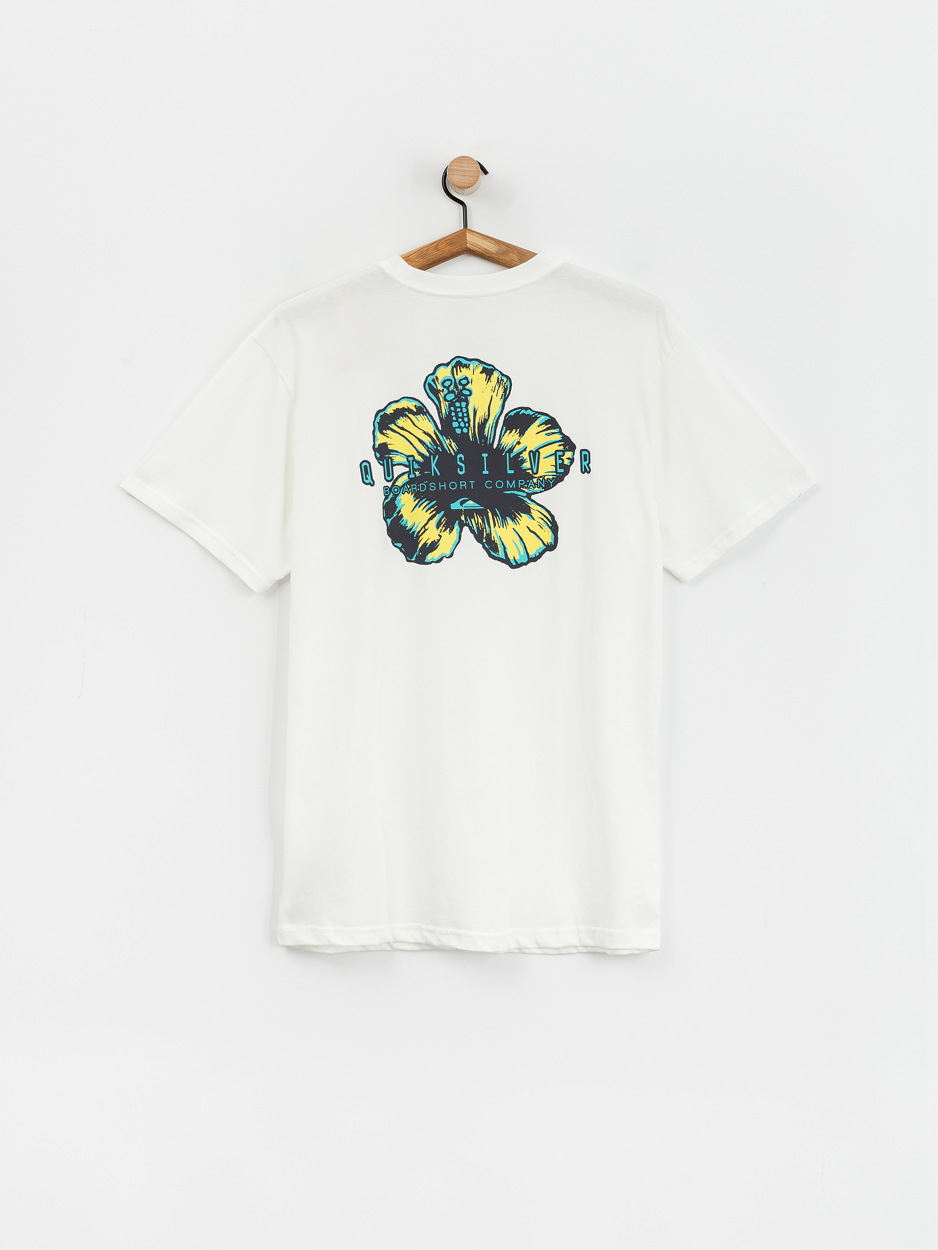 T-shirt Quiksilver Hibiscus Pop (white)