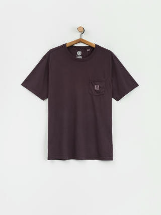 T-shirt Element Basic Pocket Pigment (plum perfect)