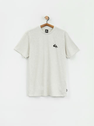 T-shirt Quiksilver Qs Petroglyph Logo Dna (snow heather)