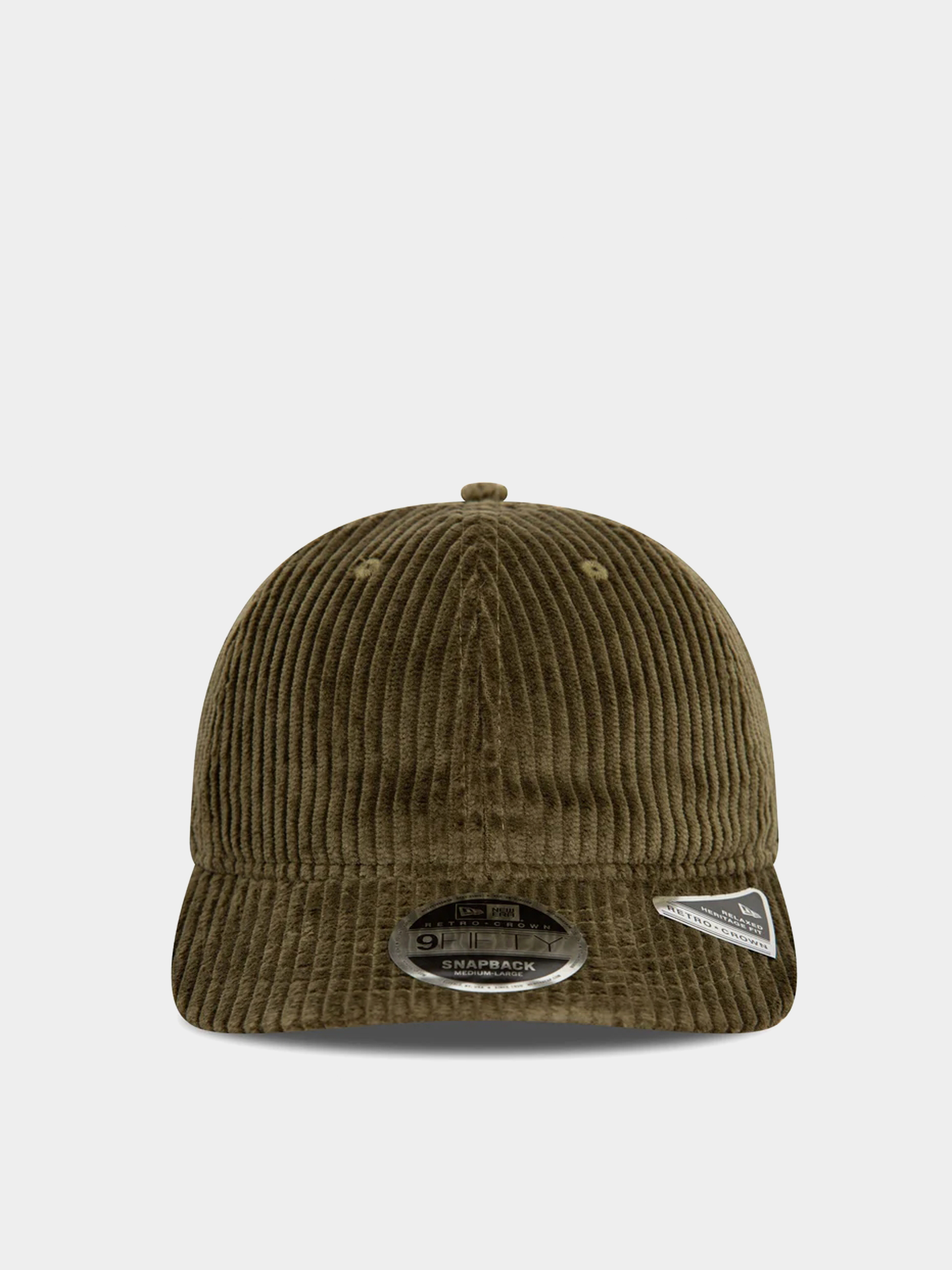 Czapka z daszkiem New Era Cord 9Fifty Retro Crown (khaki)