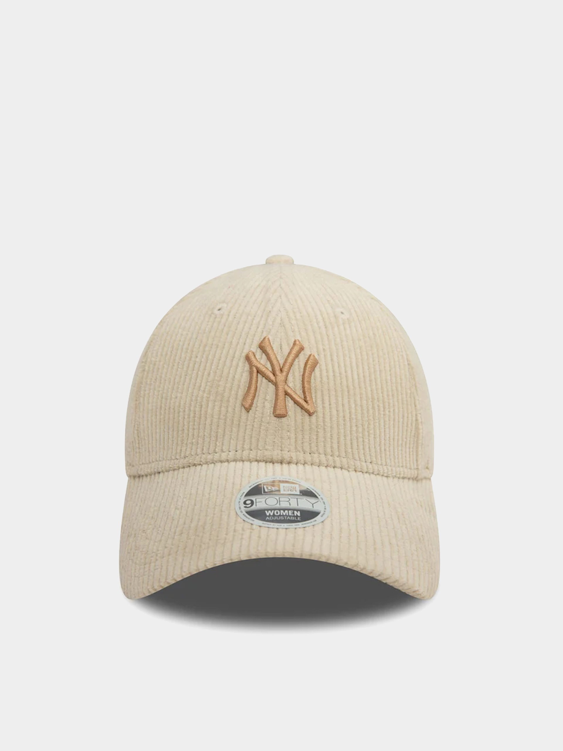 Czapka z daszkiem New Era Cord 9Forty New York Yankees Wmn (beige)