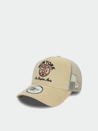 Czapka z daszkiem New Era Cord Graphic Trucker (stone)