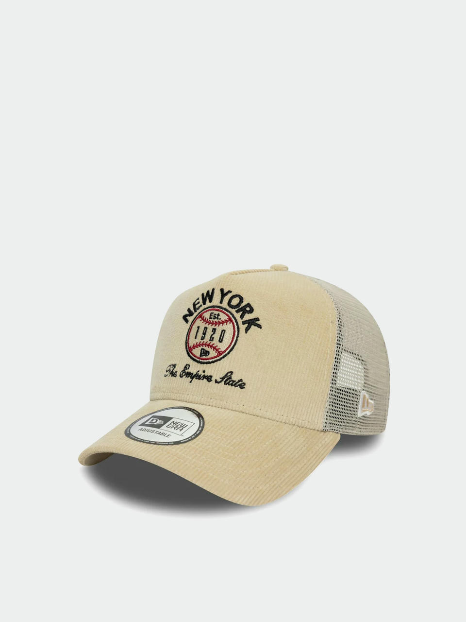 Czapka z daszkiem New Era Cord Graphic Trucker (stone)