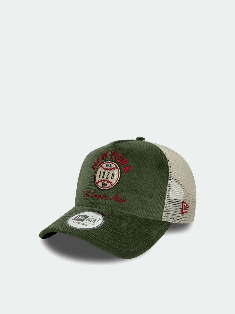 Czapka z daszkiem New Era Cord Graphic Trucker (dark green)