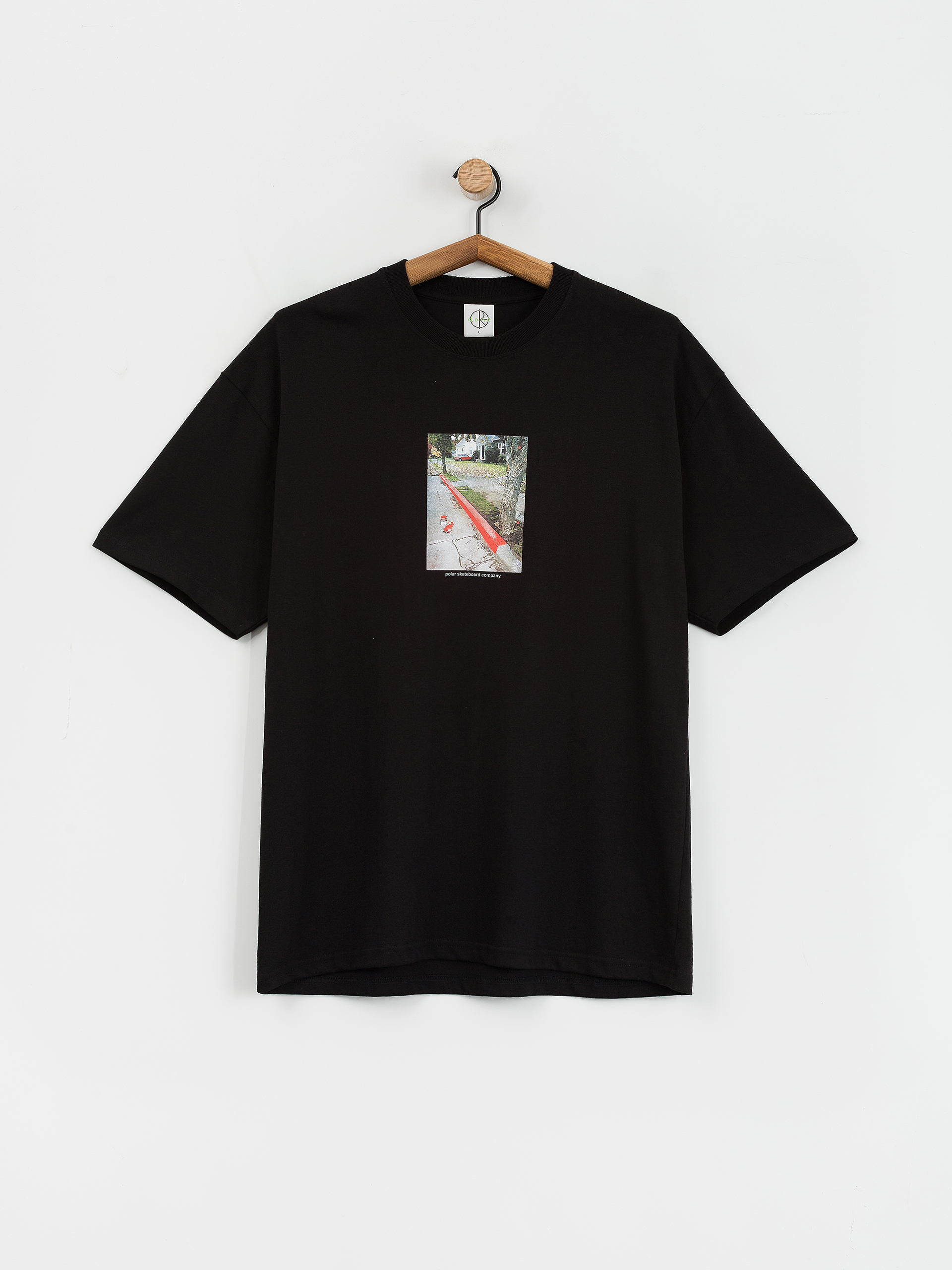 T-shirt Polar Skate Red Curb (black)