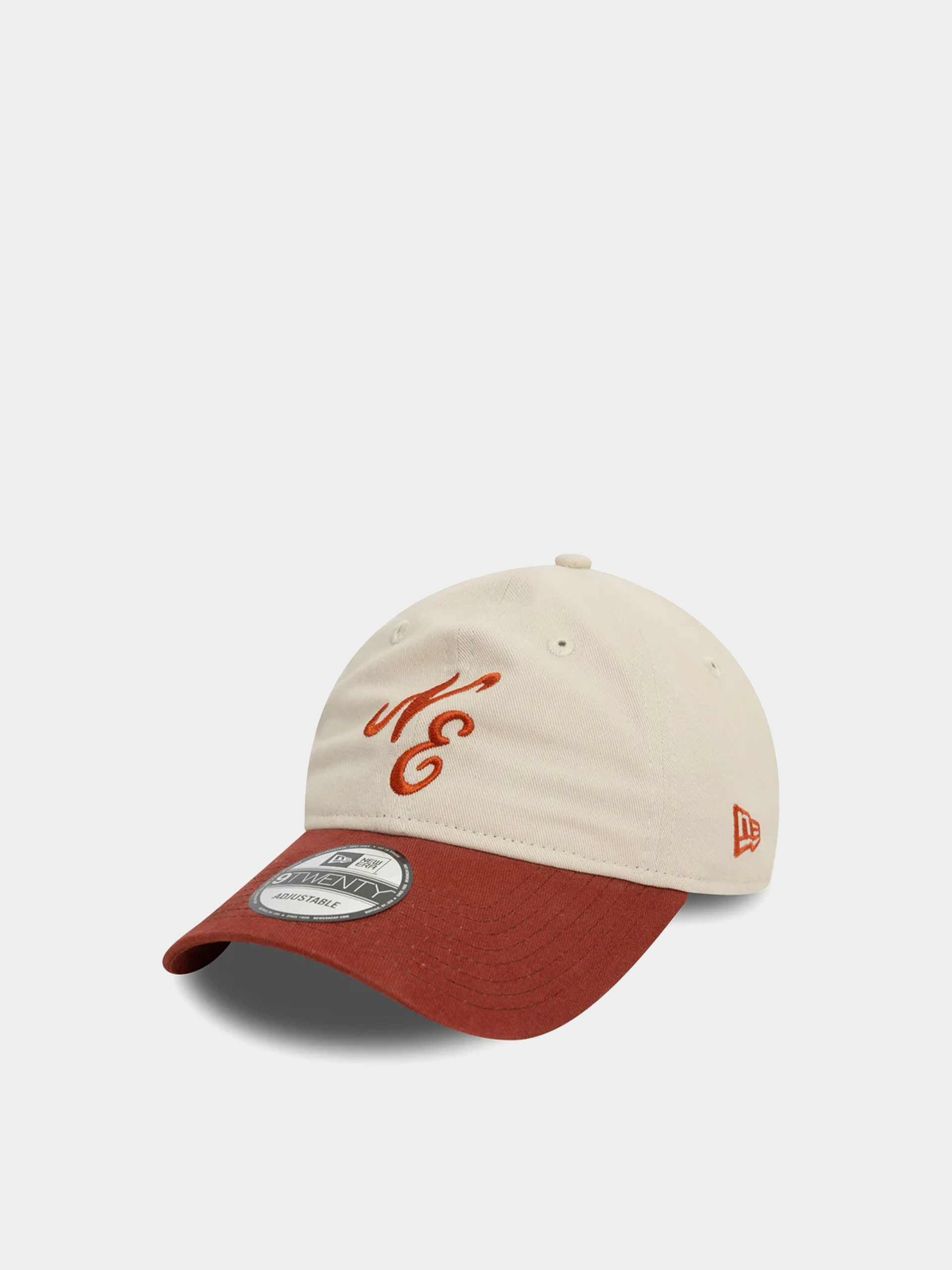 Czapka z daszkiem New Era Peached Cotton 9Twenty (brick/white)