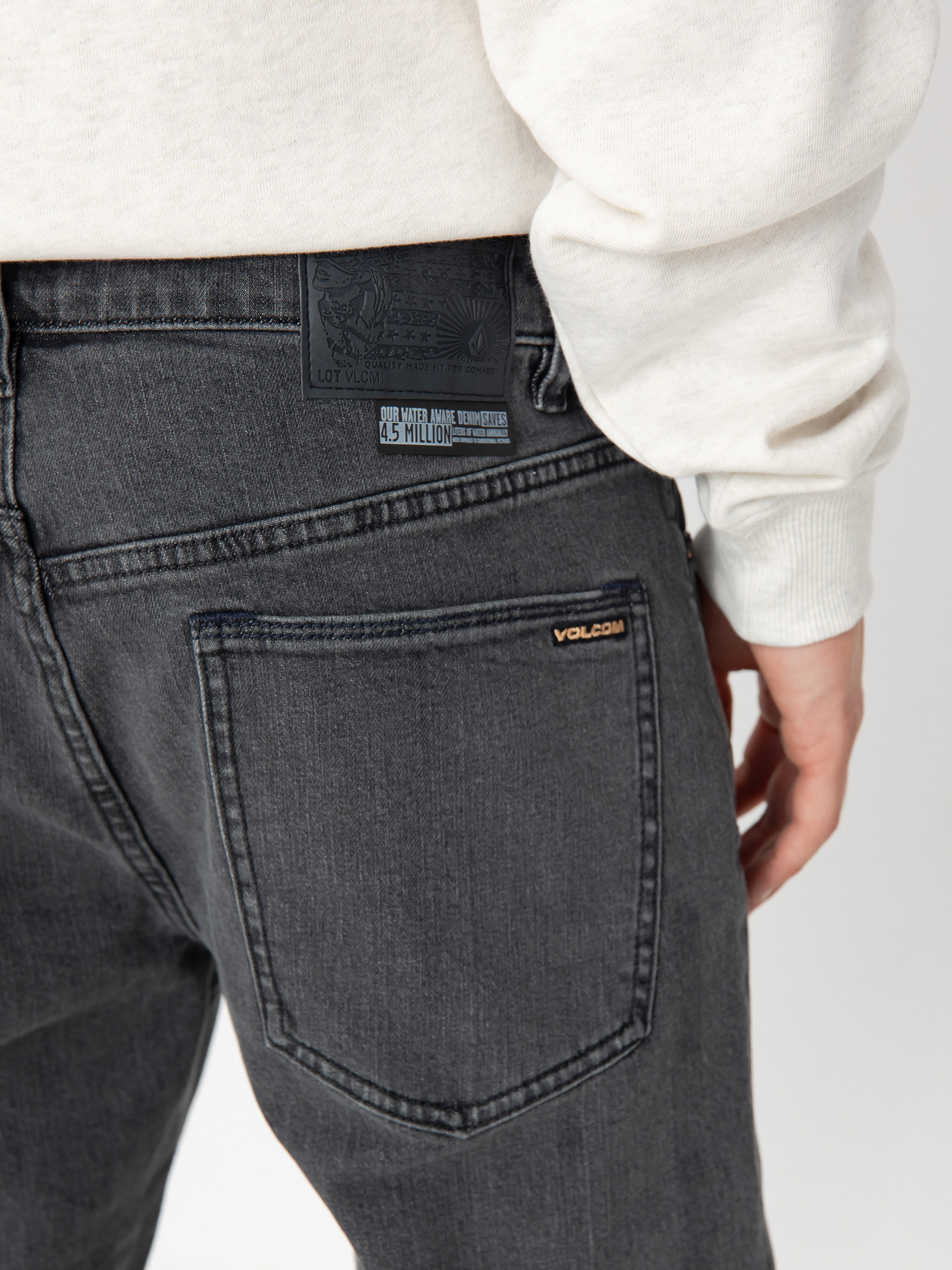 Spodnie Volcom Solver Denim (neutral grey)