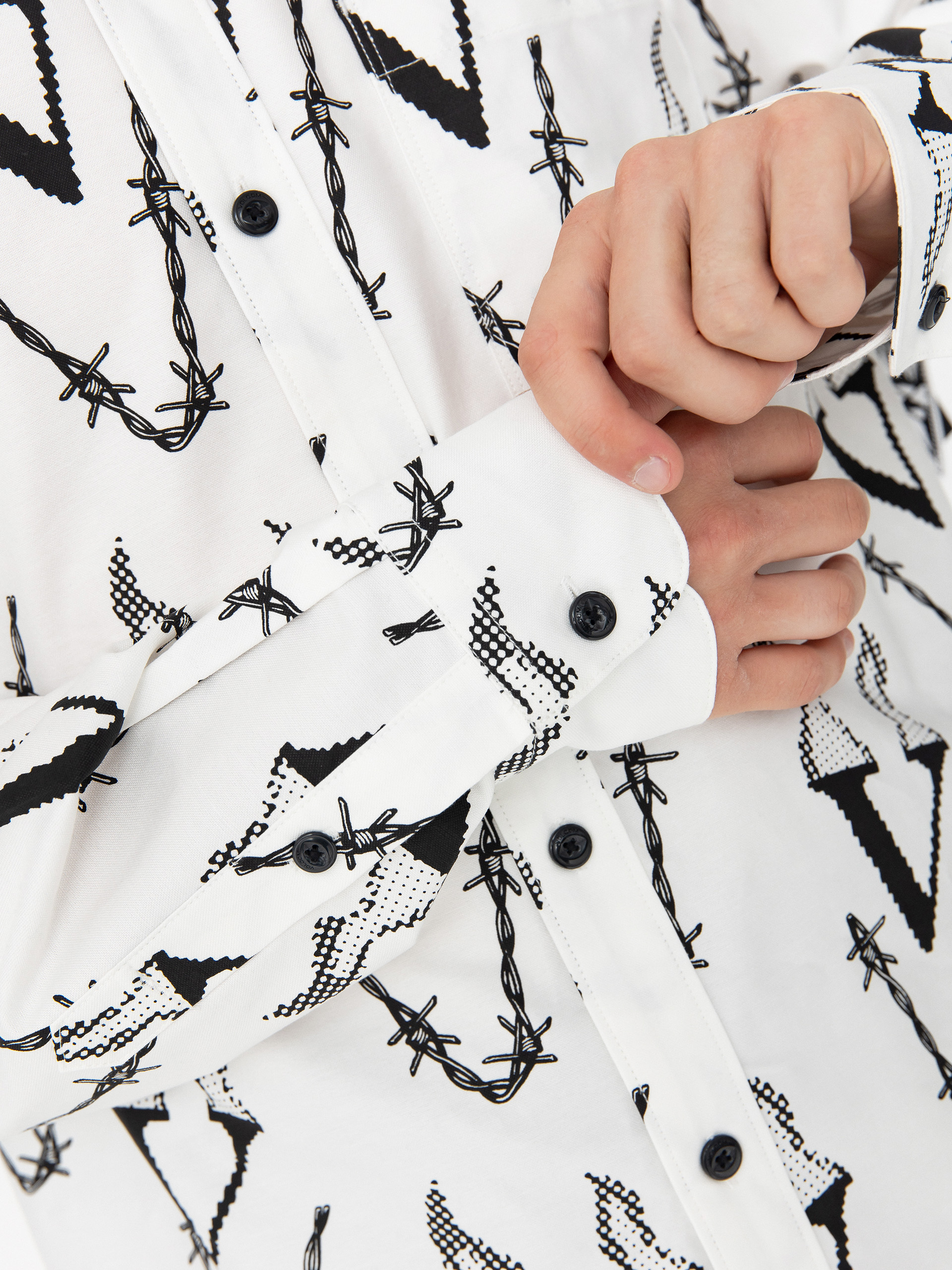 Koszula Volcom Fergadelic Woven Ls (white)