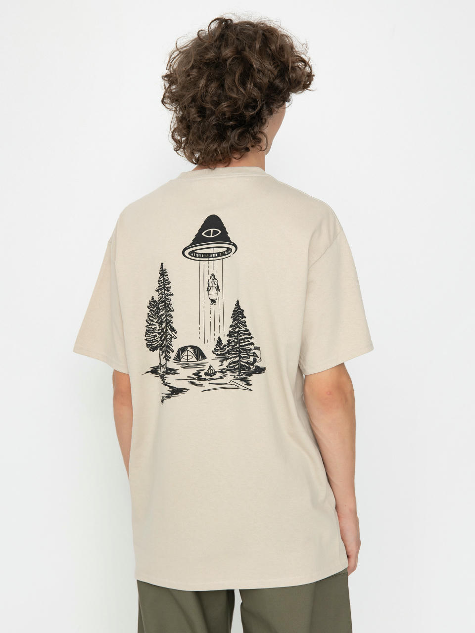 T-shirt Lakai X Poler Abducted (light sand)