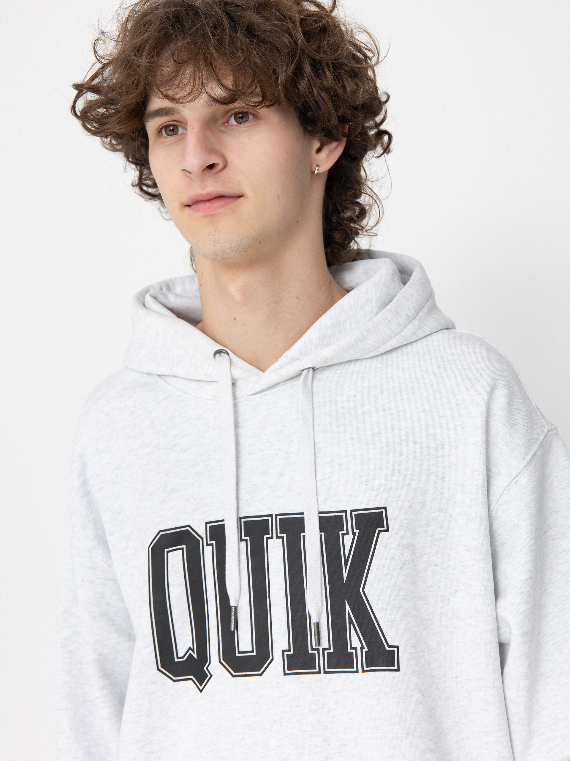 Bluza z kapturem Quiksilver Griffin HD (white marble heather)