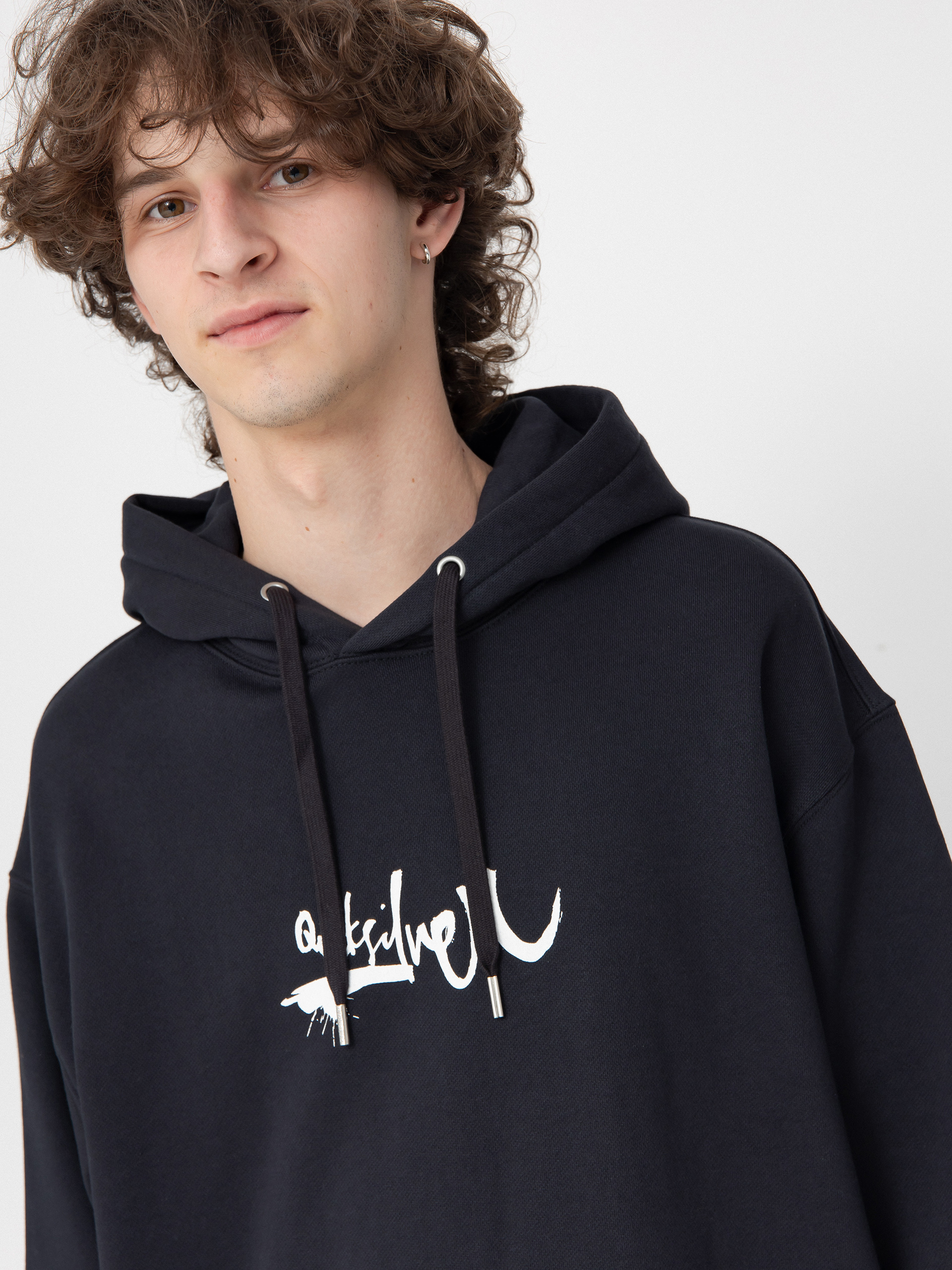 Bluza z kapturem Quiksilver Dna Impaired Logo HD (black)