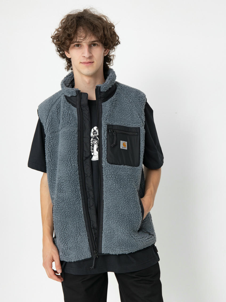 Kamizelka Carhartt WIP Prentis Liner (dove grey/black)