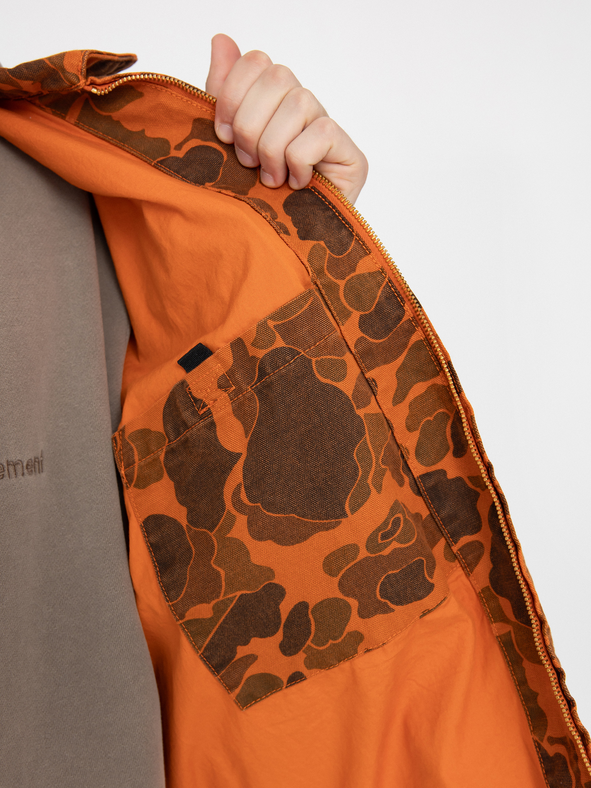 Kurtka Carhartt WIP Duck Detroit (camo duck/green/turmeric)