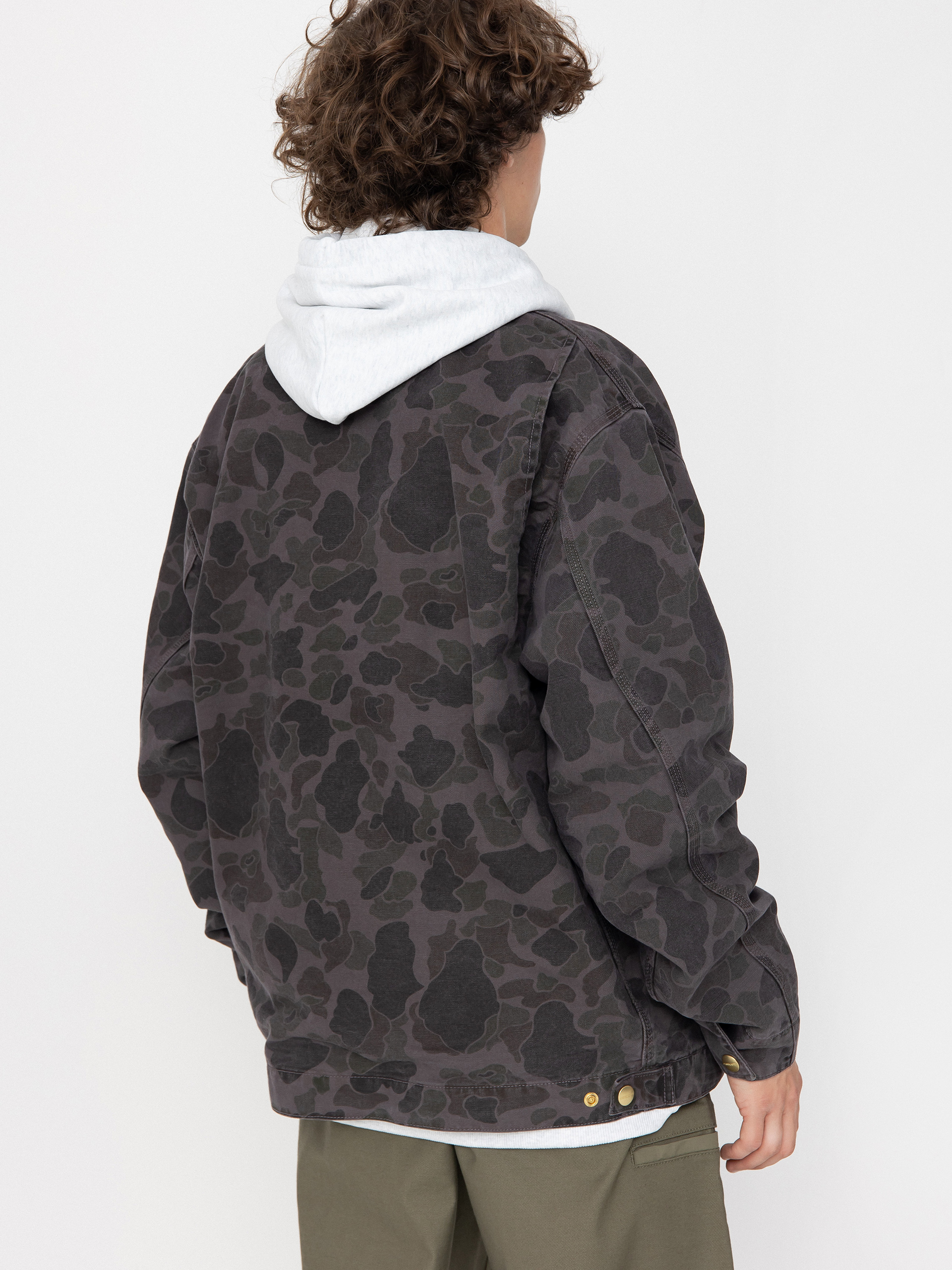 Kurtka Carhartt WIP Duck Detroit (camo duck/green/graphite)