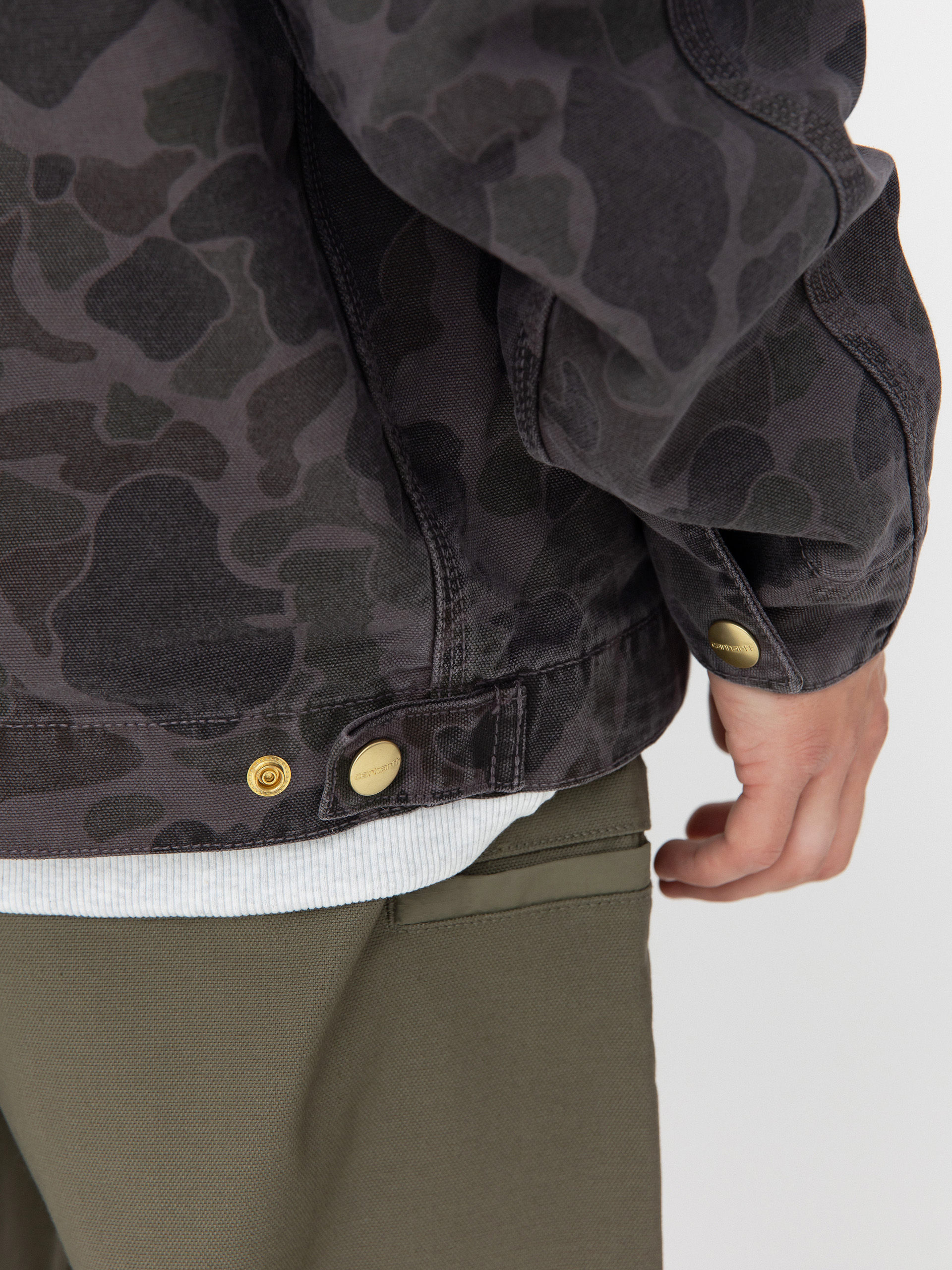 Kurtka Carhartt WIP Duck Detroit (camo duck/green/graphite)