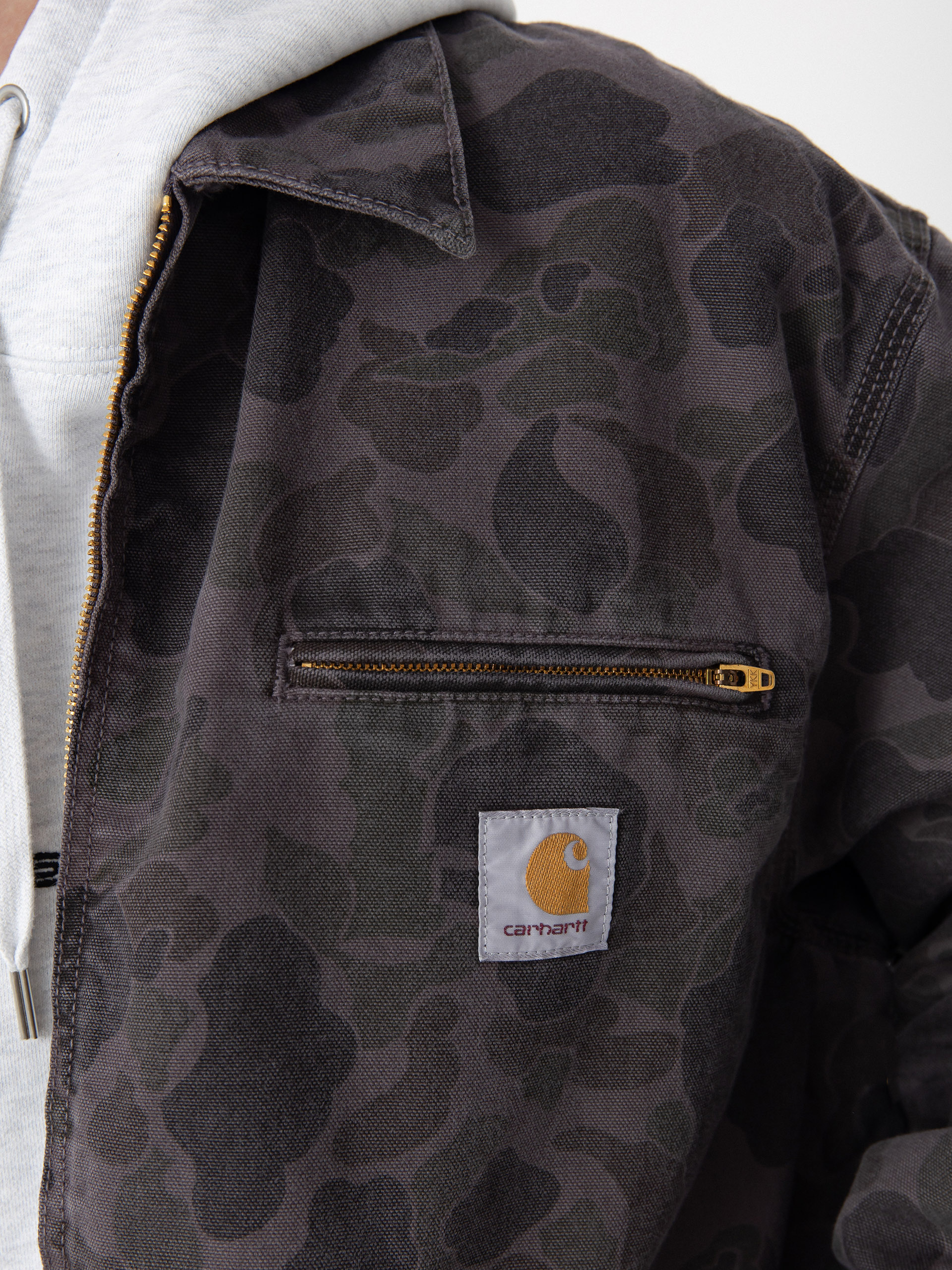 Kurtka Carhartt WIP Duck Detroit (camo duck/green/graphite)