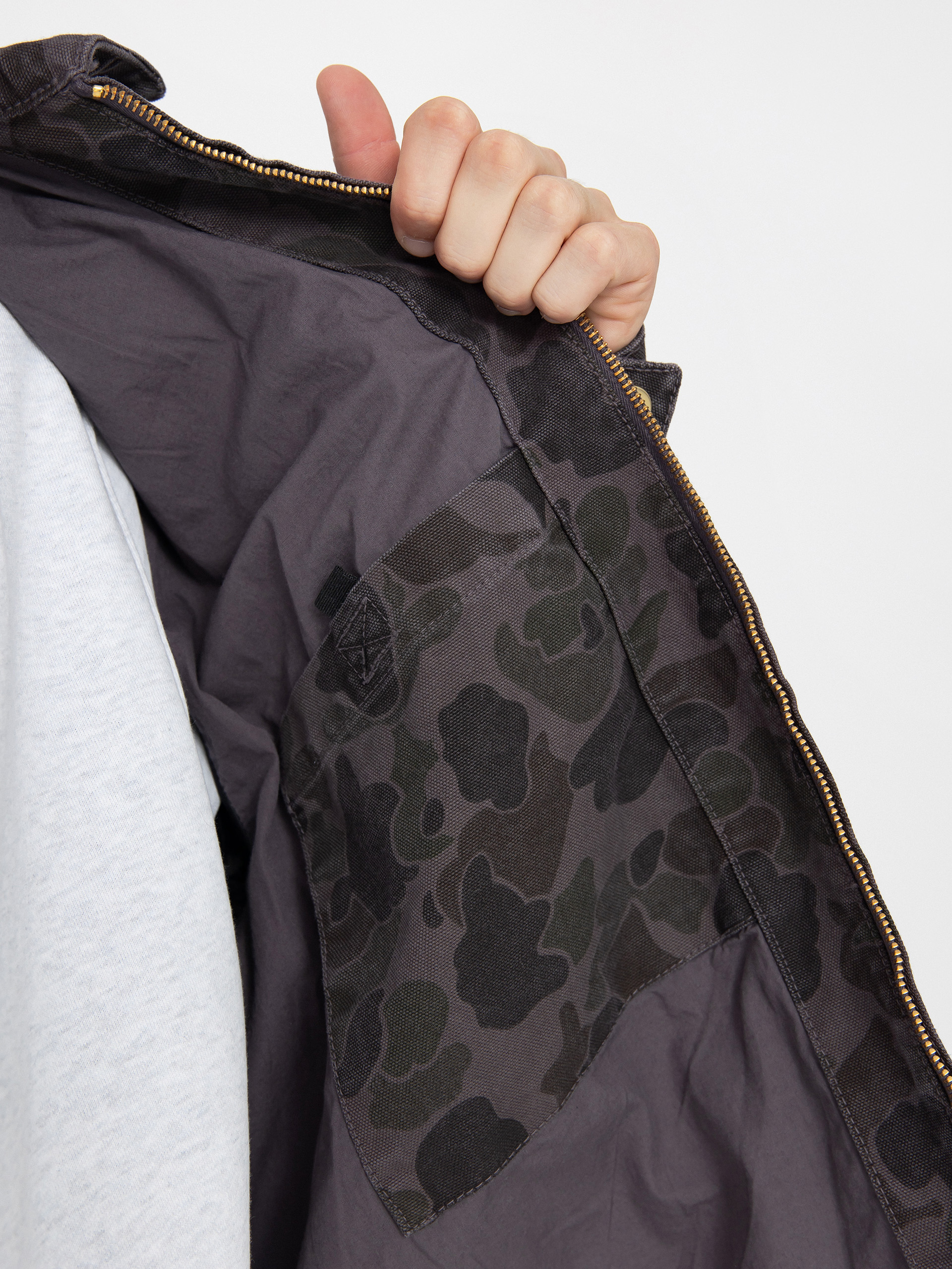 Kurtka Carhartt WIP Duck Detroit (camo duck/green/graphite)