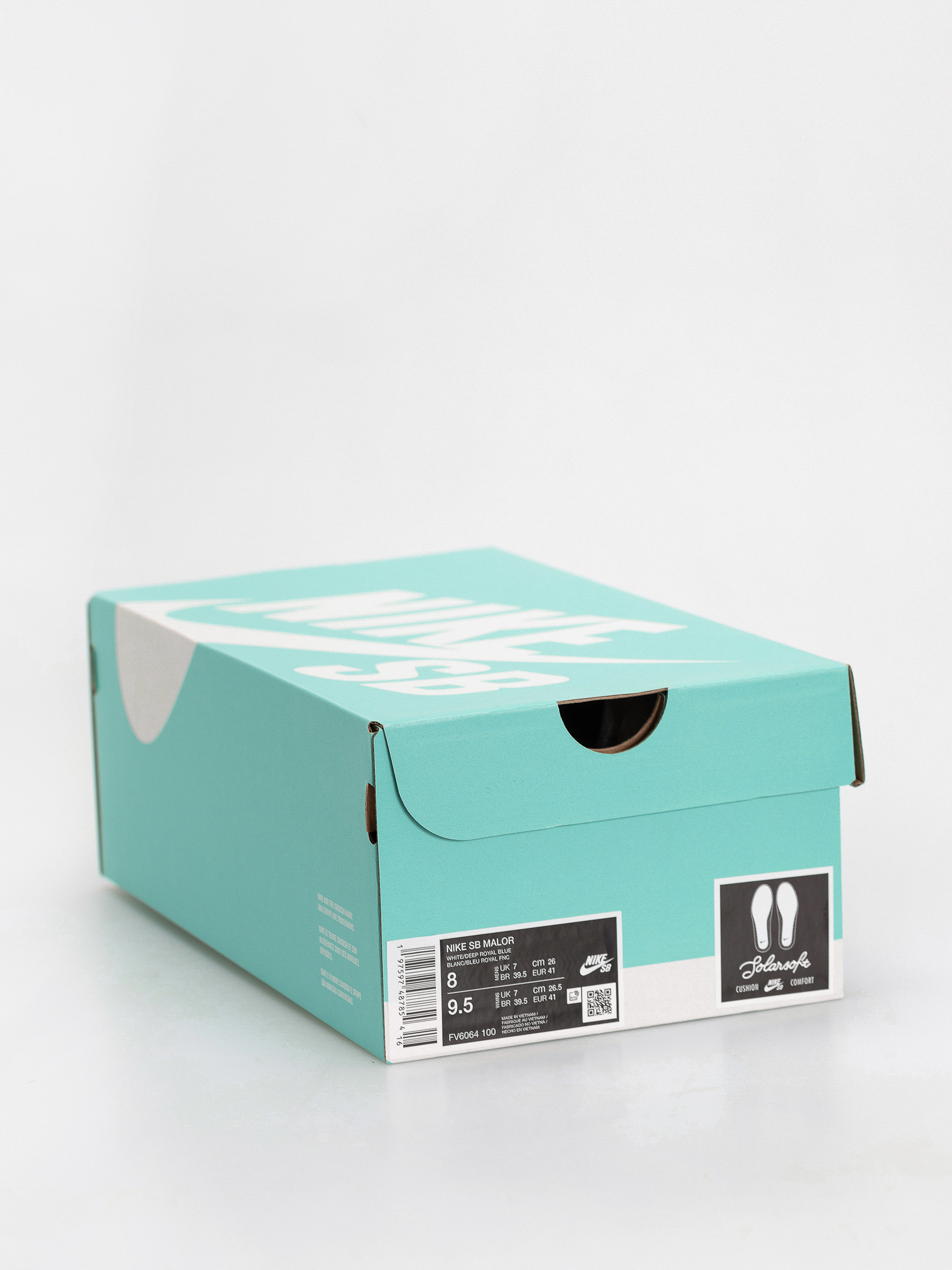 Buty Nike SB Malor (white/deep royal blue platinum tint)