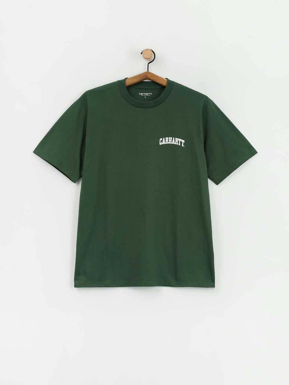 T-shirt Carhartt WIP University Script (sycamore tree/white)