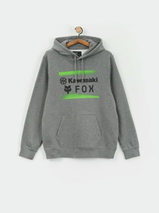 Bluza z kapturem Fox X Kawasaki HD (heather graph)