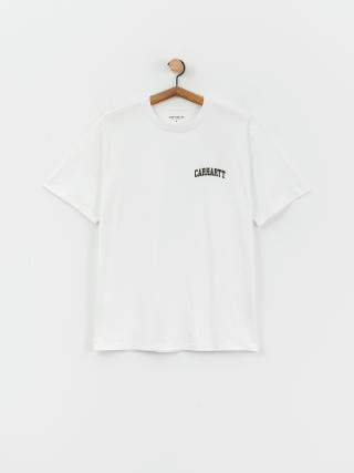 T-shirt Carhartt WIP University Script (white/black)