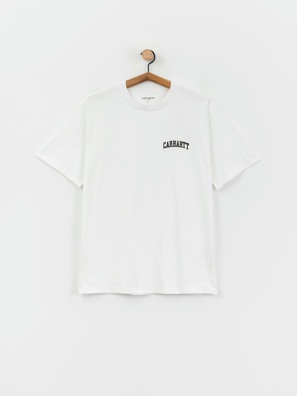 T-shirt Carhartt WIP University Script (white/black)