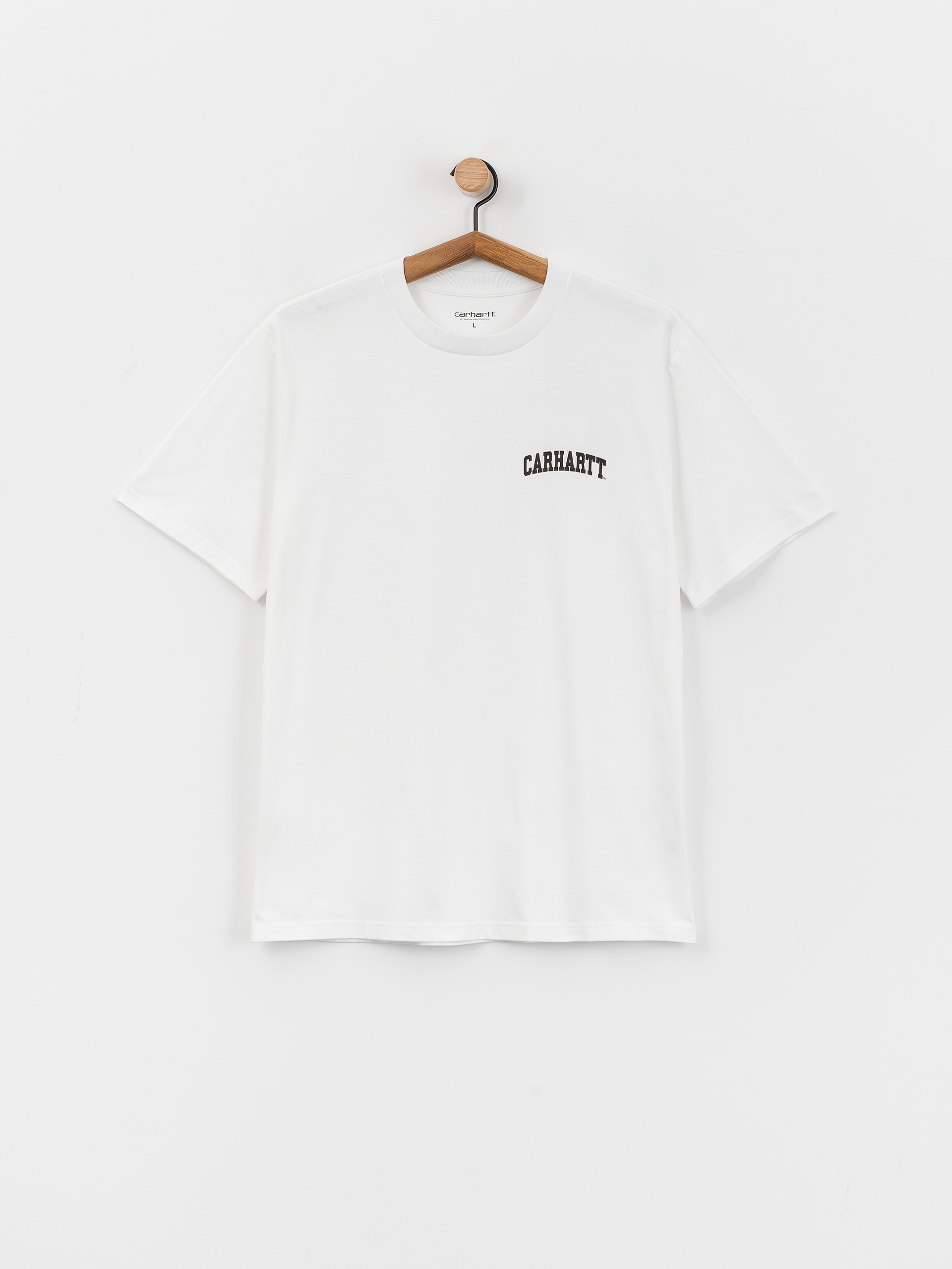 T-shirt Carhartt WIP University Script (white/black)