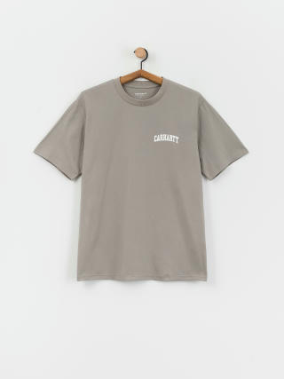 T-shirt Carhartt WIP University Script (misty grey/white)