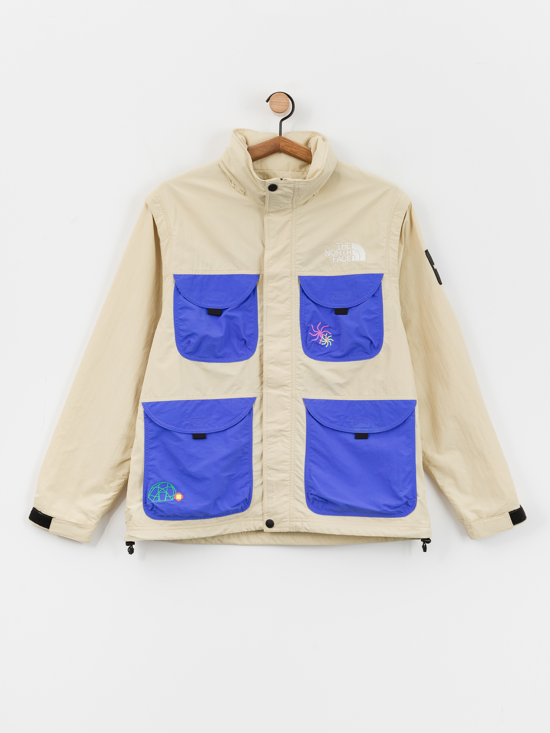 Kurtka The North Face X Yinka Ilori Convertible - niebieski