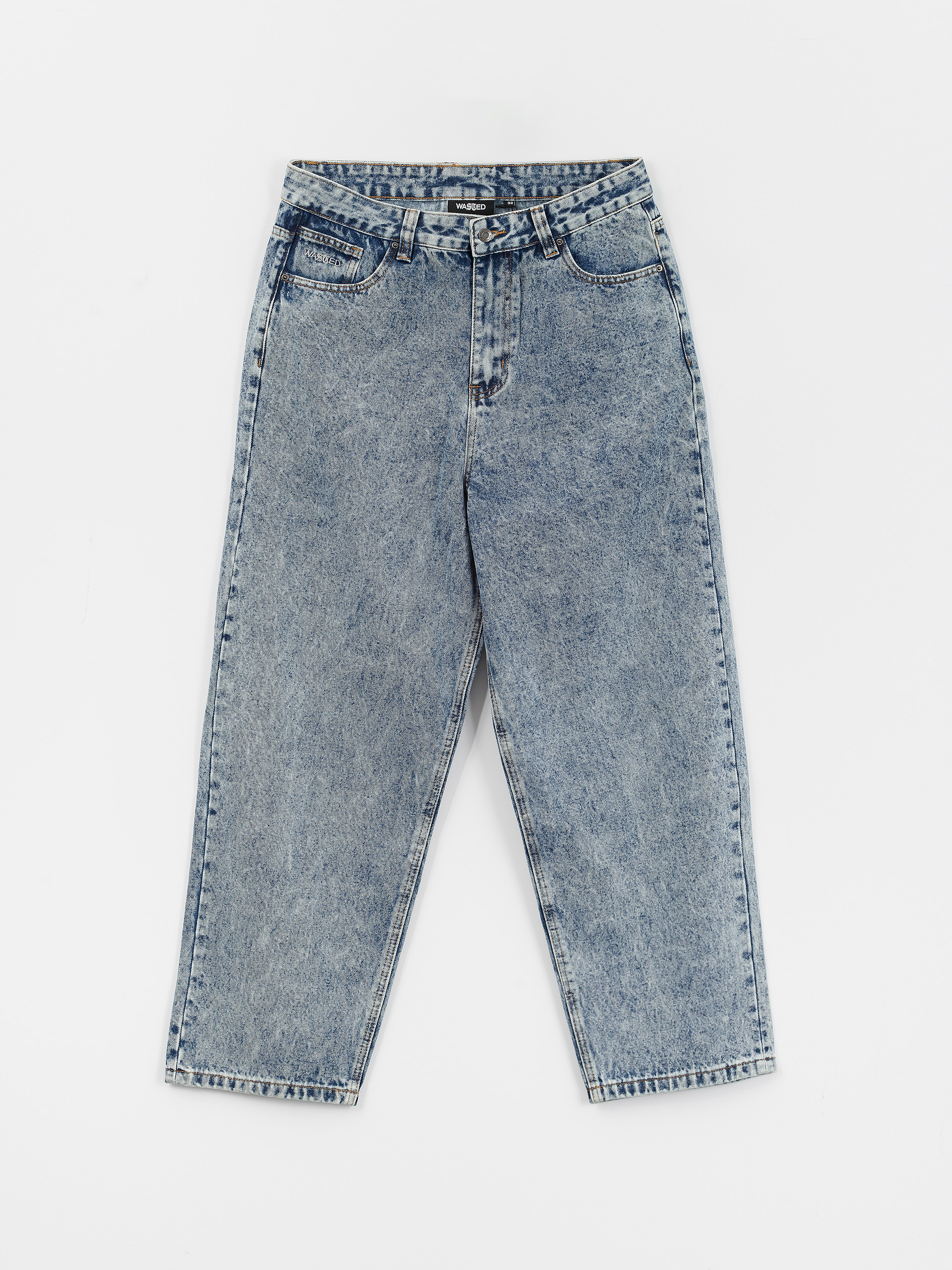 Spodnie Wasted Paris Signature Snow Casper (dark blue)