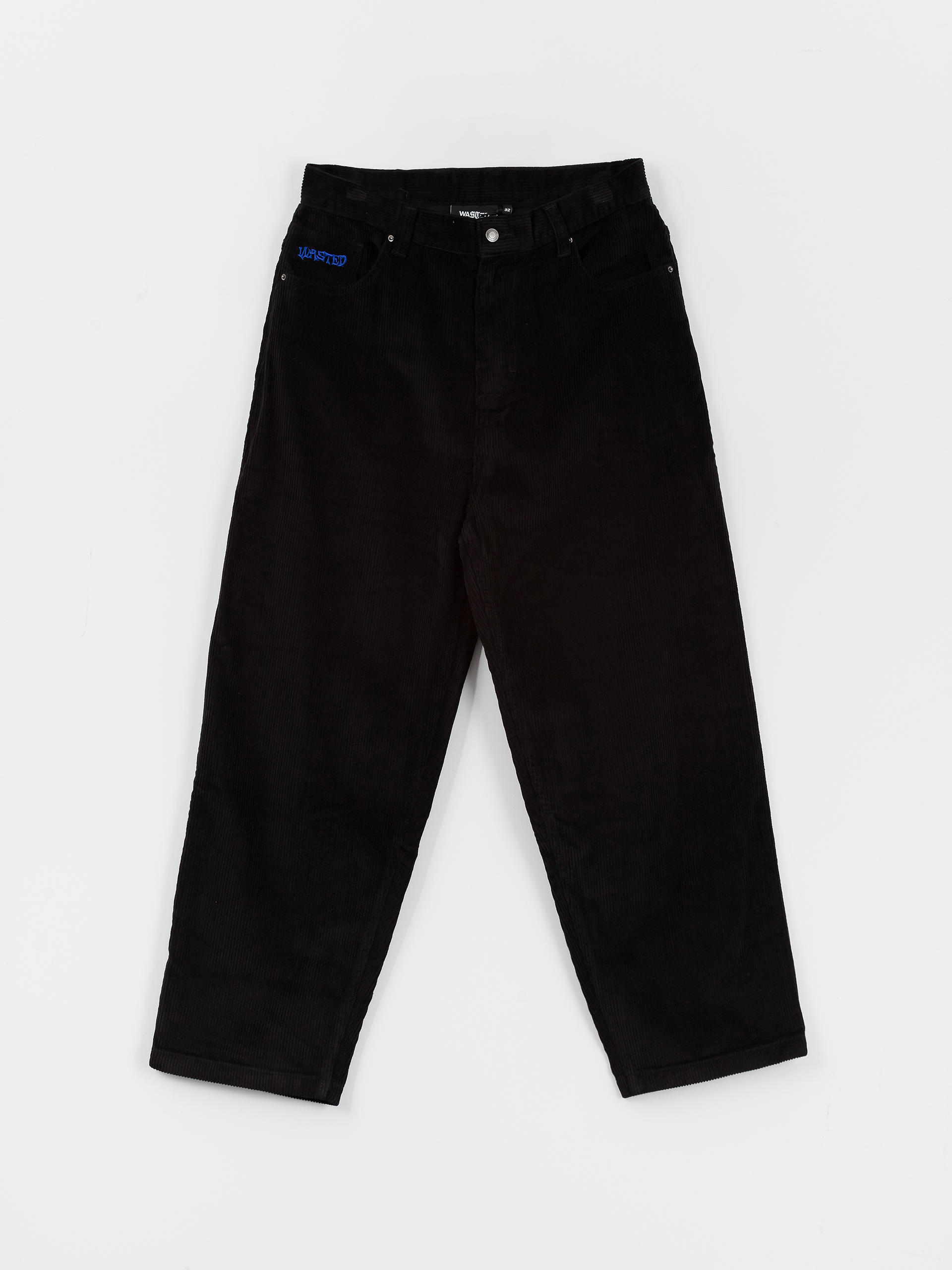 Spodnie Wasted Paris Acid Corduroy Casper (black)